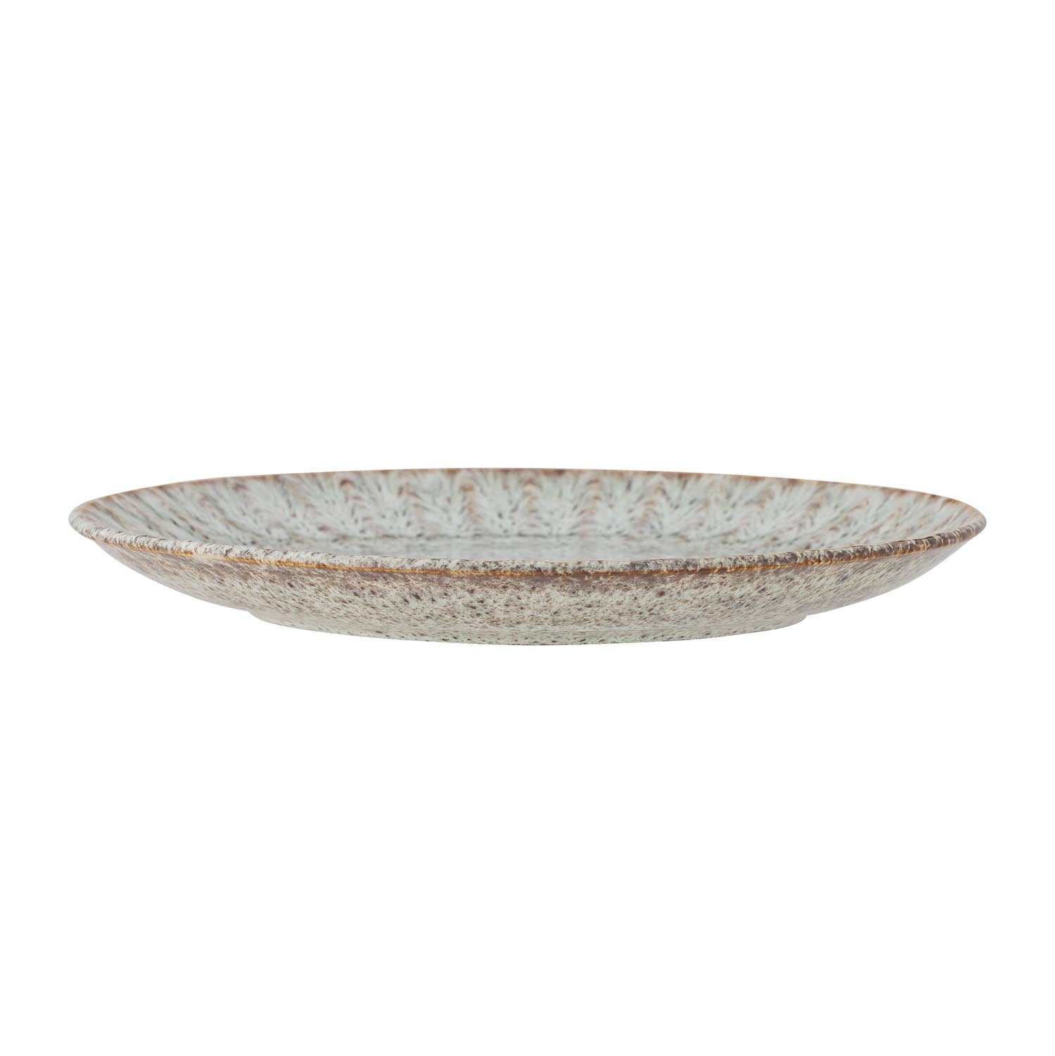 Fleur Teller, Natur, Steingut in Natur präsentiert im Onlineshop von KAQTU Design AG. Teller ist von Creative Collection