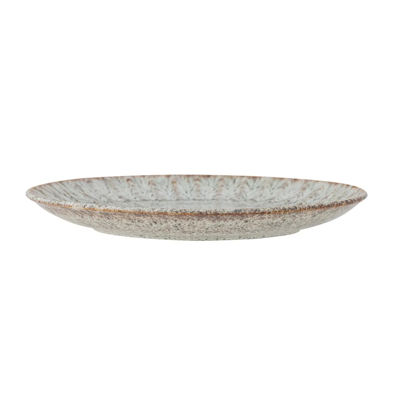 Fleur Teller, Natur, Steingut in Natur präsentiert im Onlineshop von KAQTU Design AG. Teller ist von Creative Collection