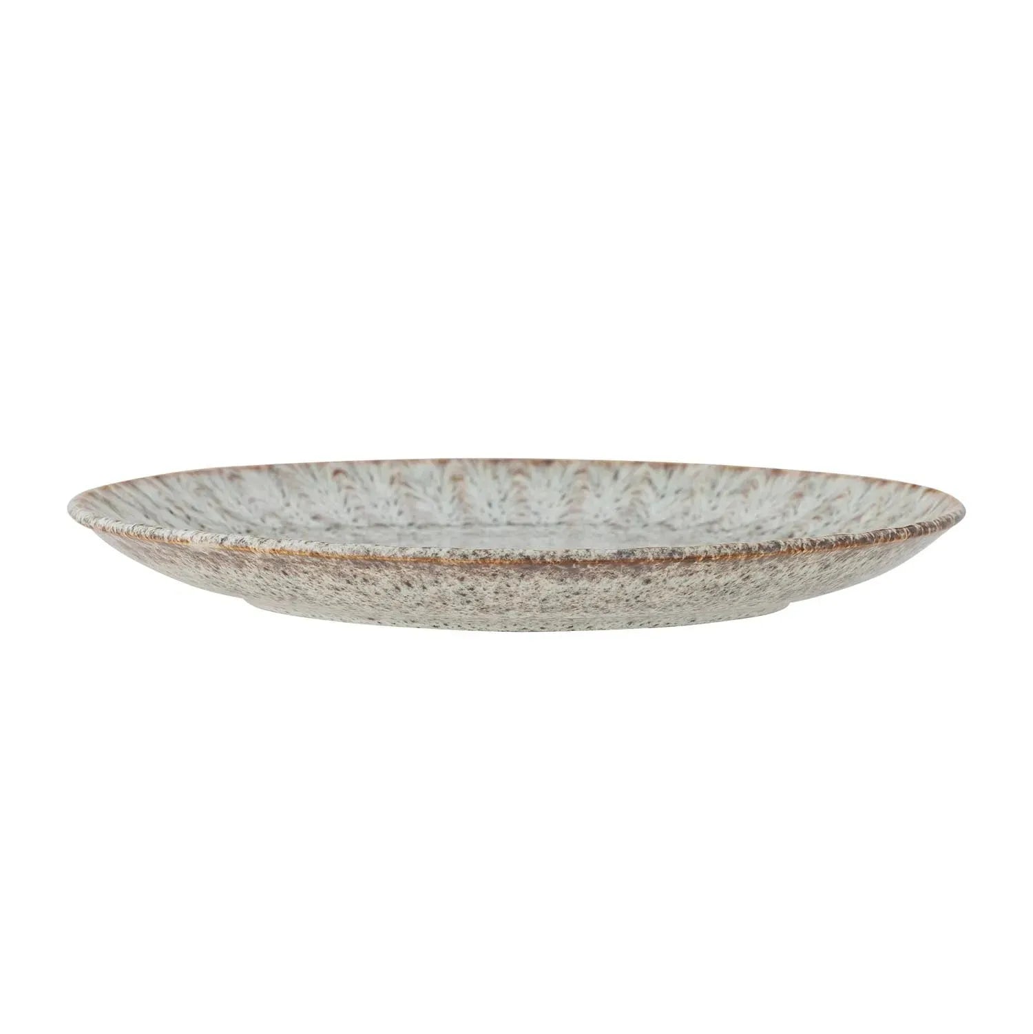 Fleur Teller, Natur, Steingut in Natur präsentiert im Onlineshop von KAQTU Design AG. Teller ist von Creative Collection