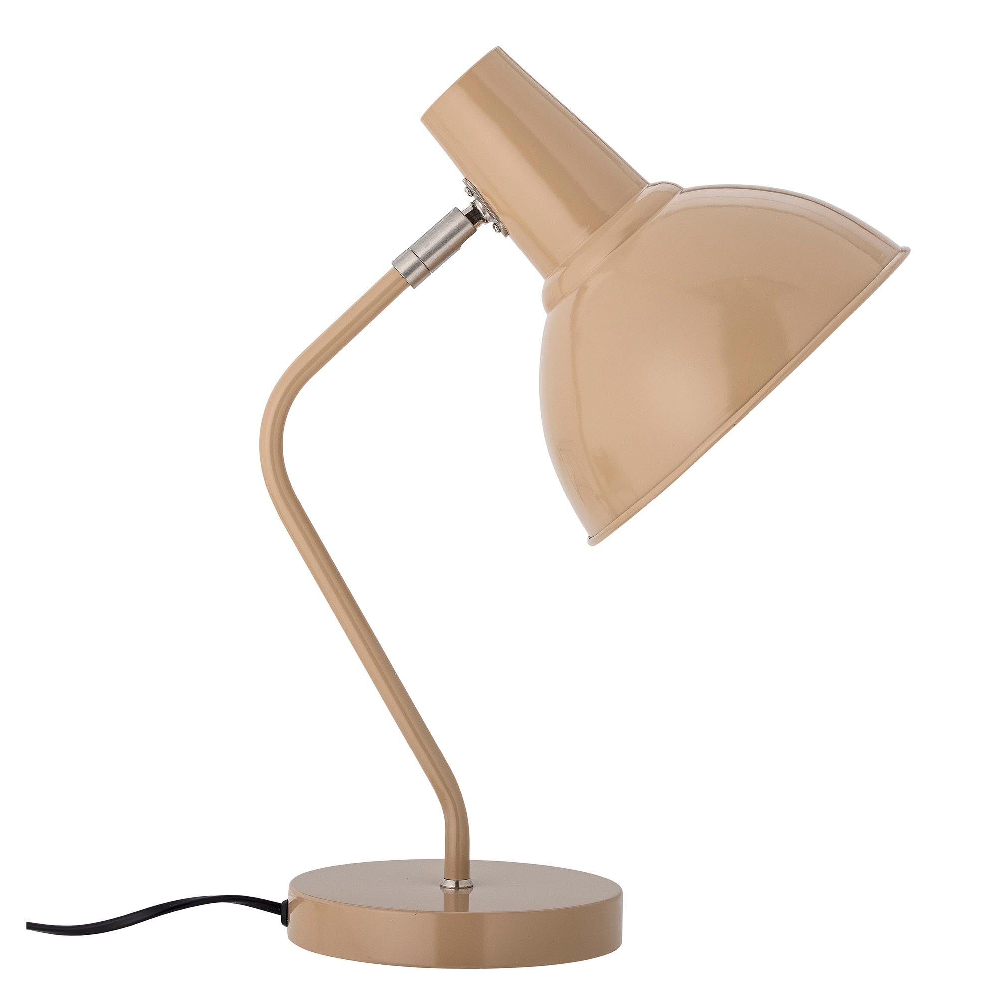 Die Klara Tischlampe von Bloomingville: Elegantes Design in Rosa, aus robustem Metall, ideal für Schreibtisch oder Regal. E27-Fassung.