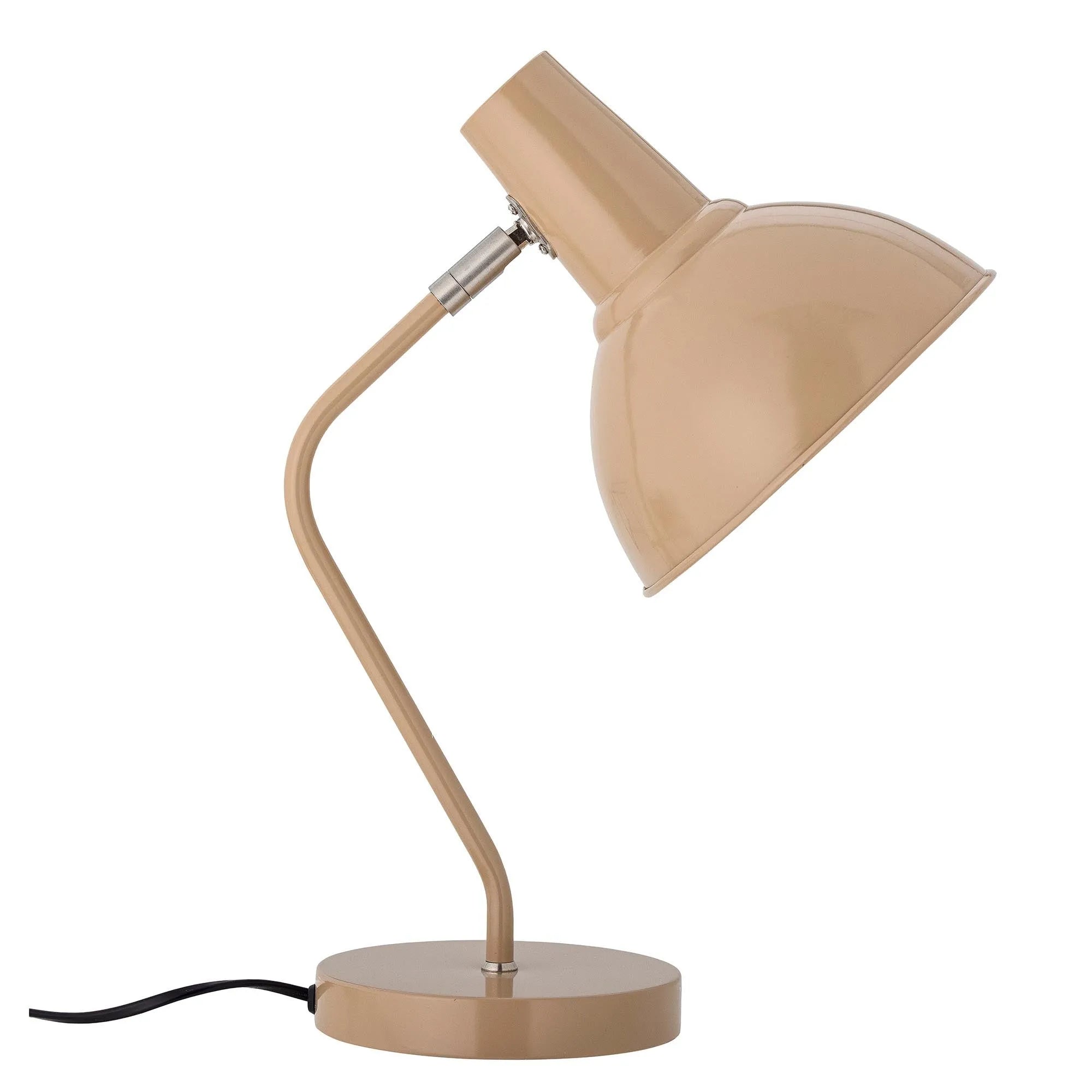 Die Klara Tischlampe von Bloomingville: Elegantes Design in Rosa, aus robustem Metall, ideal für Schreibtisch oder Regal. E27-Fassung.