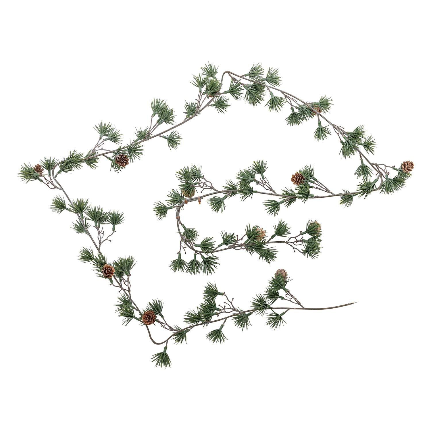 Künstliche Cedar Girlande von Bloomingville: Realistische Zedernzweige, pflegeleicht, vielseitig einsetzbar, ideal für festliche Deko.