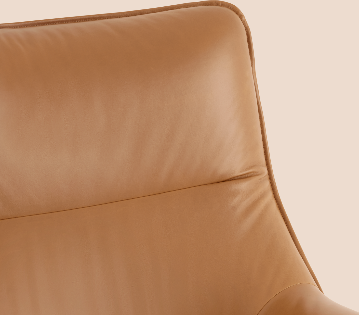 Doze Loungesessel in Braun / Chrom präsentiert im Onlineshop von KAQTU Design AG. Sessel mit Armlehnen ist von Muuto