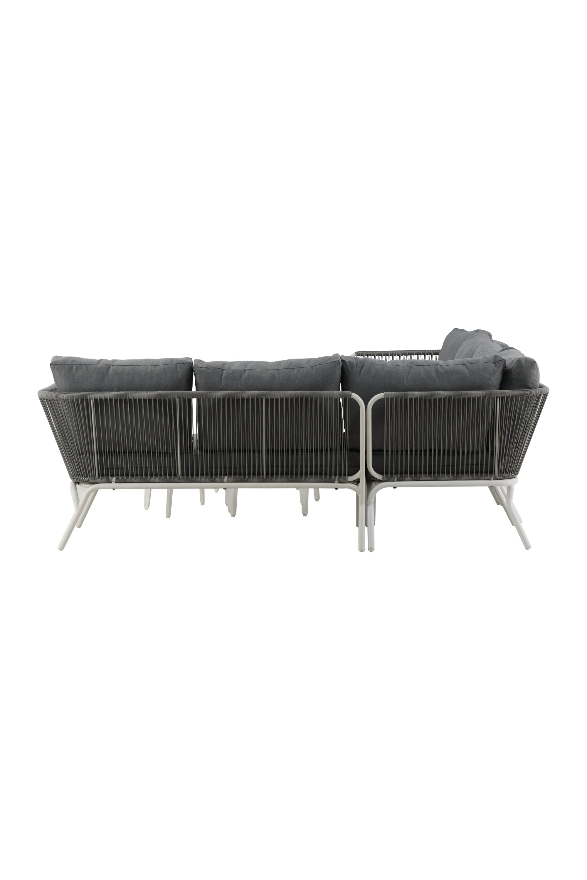 Roxo Ecksofa Outdoorset ⌀50cm in Weiss präsentiert im Onlineshop von KAQTU Design AG. Loungeset ist von Venture Home