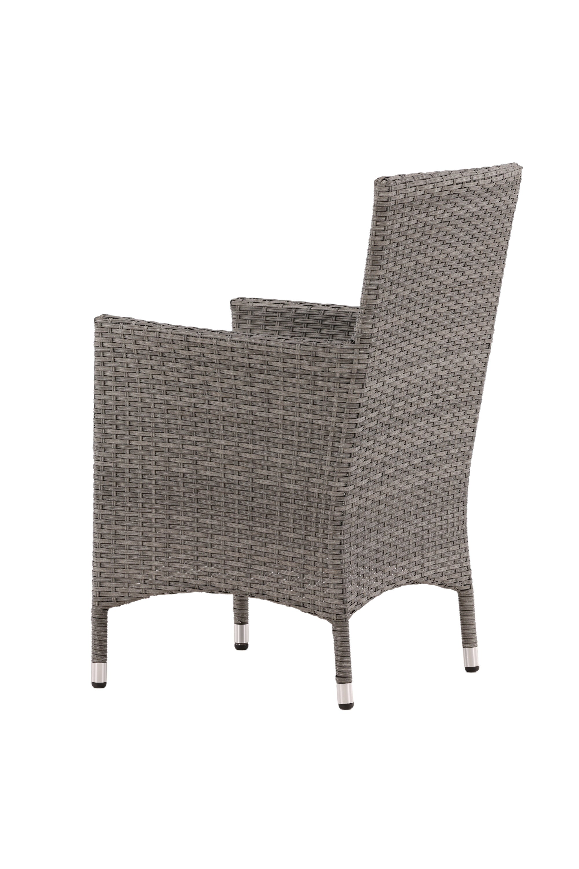 Malin Gartenstuhl in Grau präsentiert im Onlineshop von KAQTU Design AG. Gartenstuhl mit Armlehnen ist von Venture Home