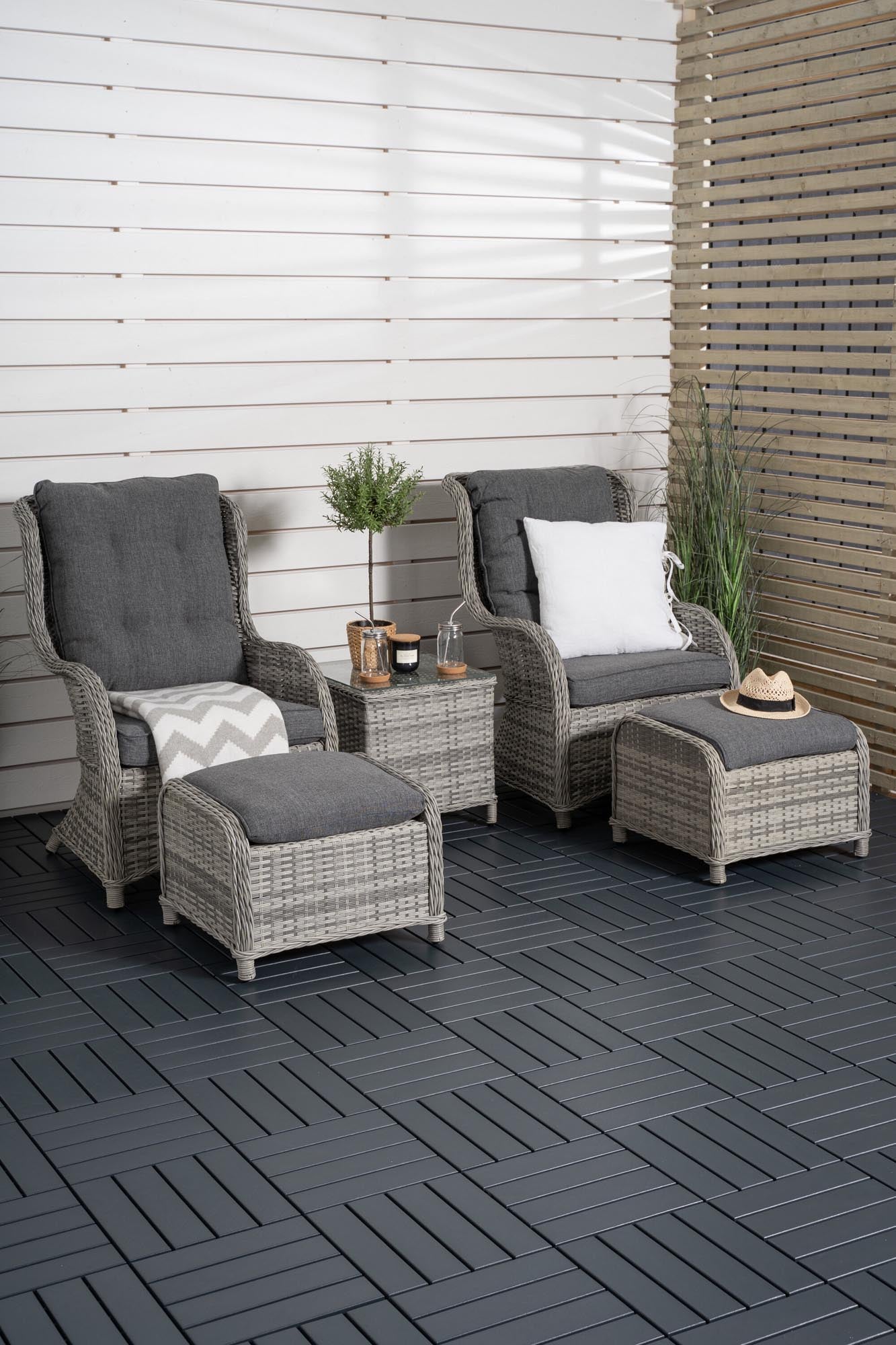 Vikelund Lounge Set 45cm: Perfekte Outdoor-Oase von Venture Home.