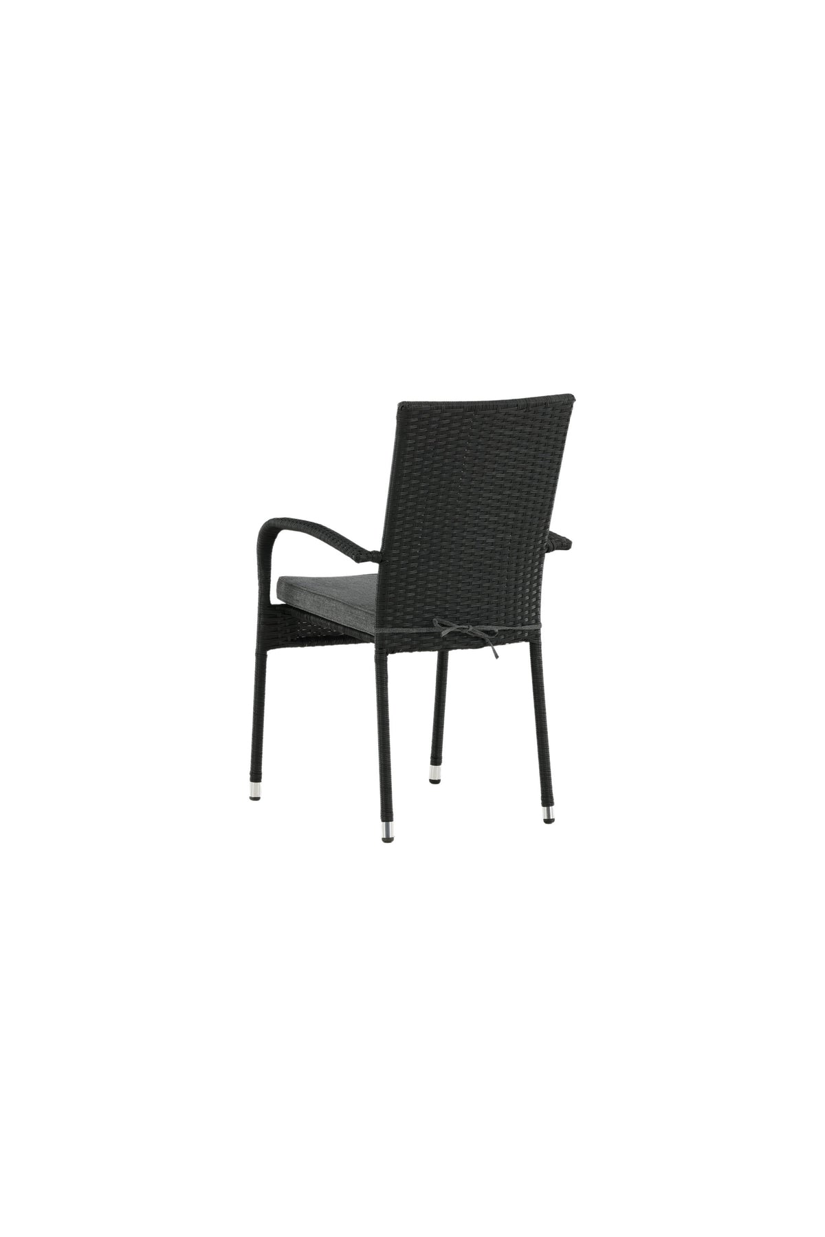 Anna Gartenstuhl in Schwarz präsentiert im Onlineshop von KAQTU Design AG. Gartenstuhl mit Armlehnen ist von Venture Home