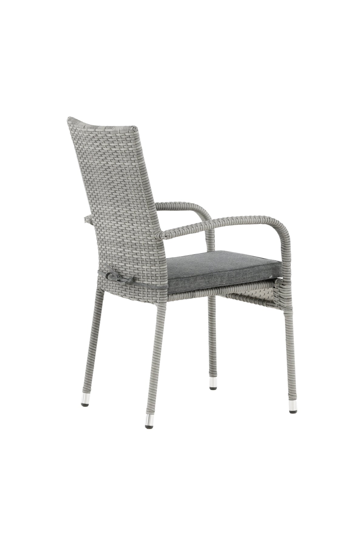 Anna Gartenstuhl in Grau präsentiert im Onlineshop von KAQTU Design AG. Gartenstuhl mit Armlehnen ist von Venture Home