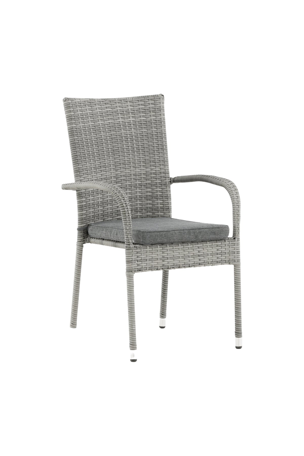 Anna Gartenstuhl in Grau präsentiert im Onlineshop von KAQTU Design AG. Gartenstuhl mit Armlehnen ist von Venture Home