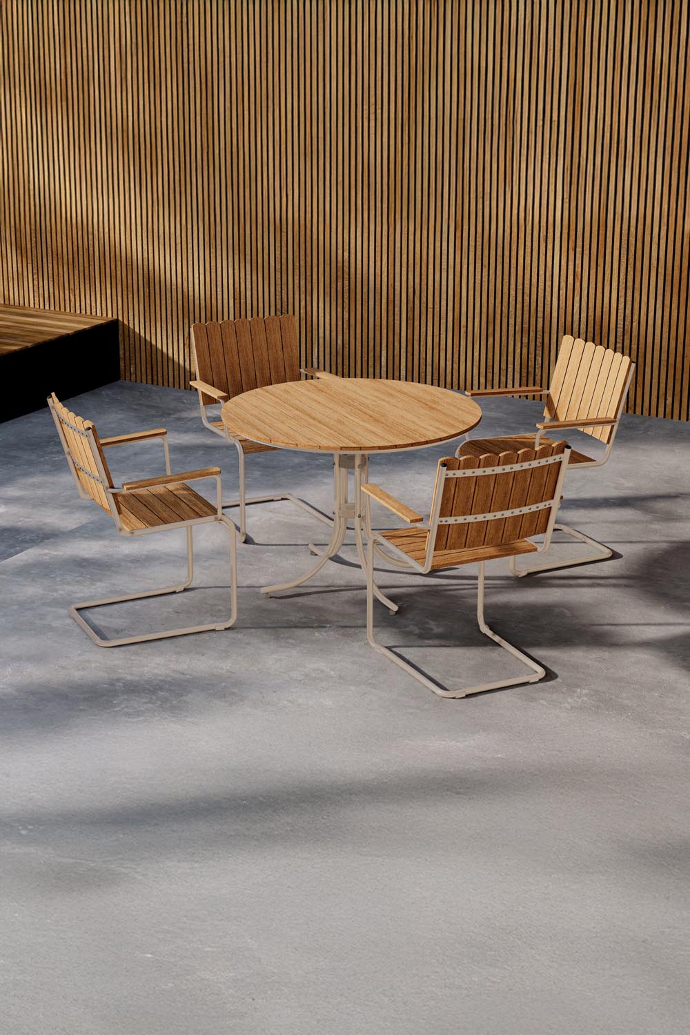 Holmsund Gartentisch-Set in  präsentiert im Onlineshop von KAQTU Design AG. Gartentischset ist von Venture Home