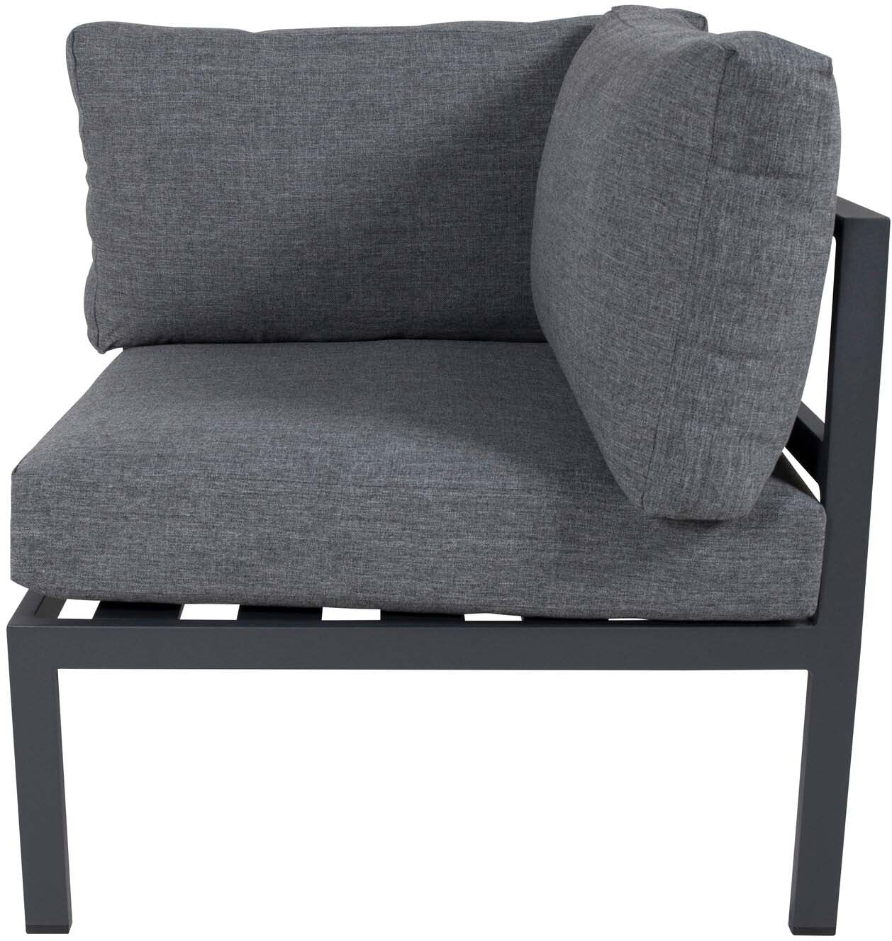 Copacabana Sofa Corner in Schwarz / Grau präsentiert im Onlineshop von KAQTU Design AG. Lounge Sofa ist von Venture Home
