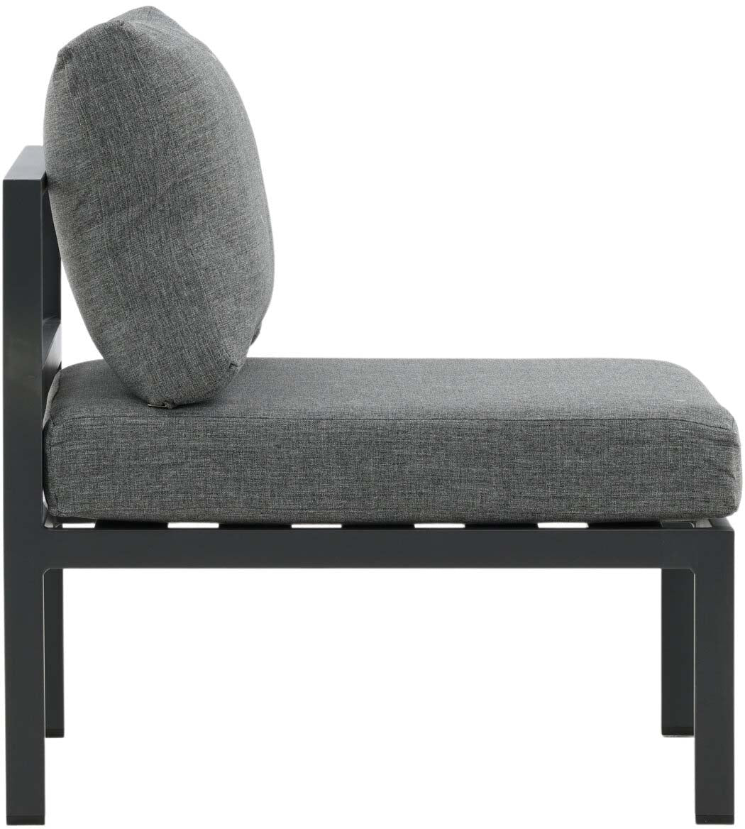 Copacabana Sofa Middle in Schwarz / Grau präsentiert im Onlineshop von KAQTU Design AG. Lounge Sofa ist von Venture Home