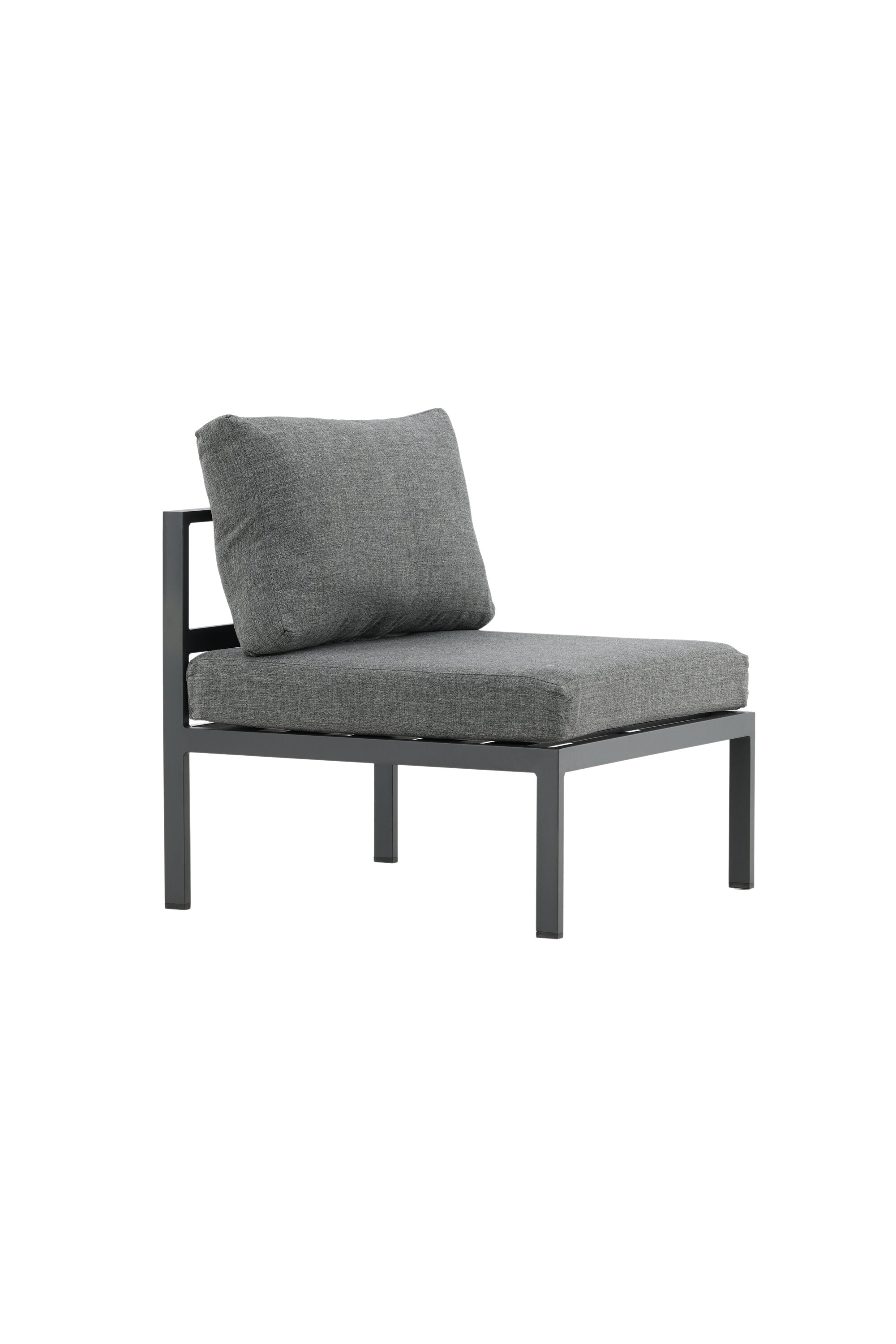 Copacabana Sofa Middle in Schwarz / Grau präsentiert im Onlineshop von KAQTU Design AG. Lounge Sofa ist von Venture Home