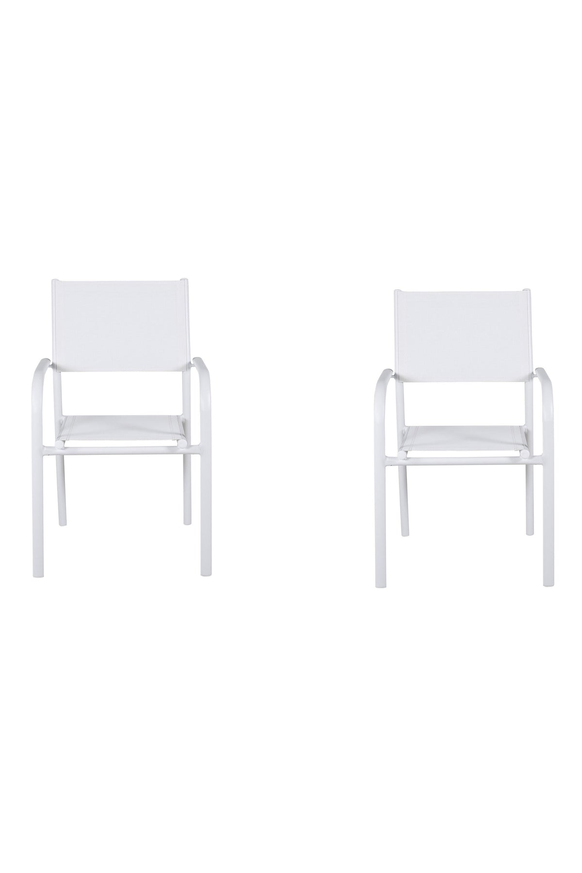 Santorini Gartenstuhl in Weiss präsentiert im Onlineshop von KAQTU Design AG. Gartenstuhl mit Armlehnen ist von Venture Home