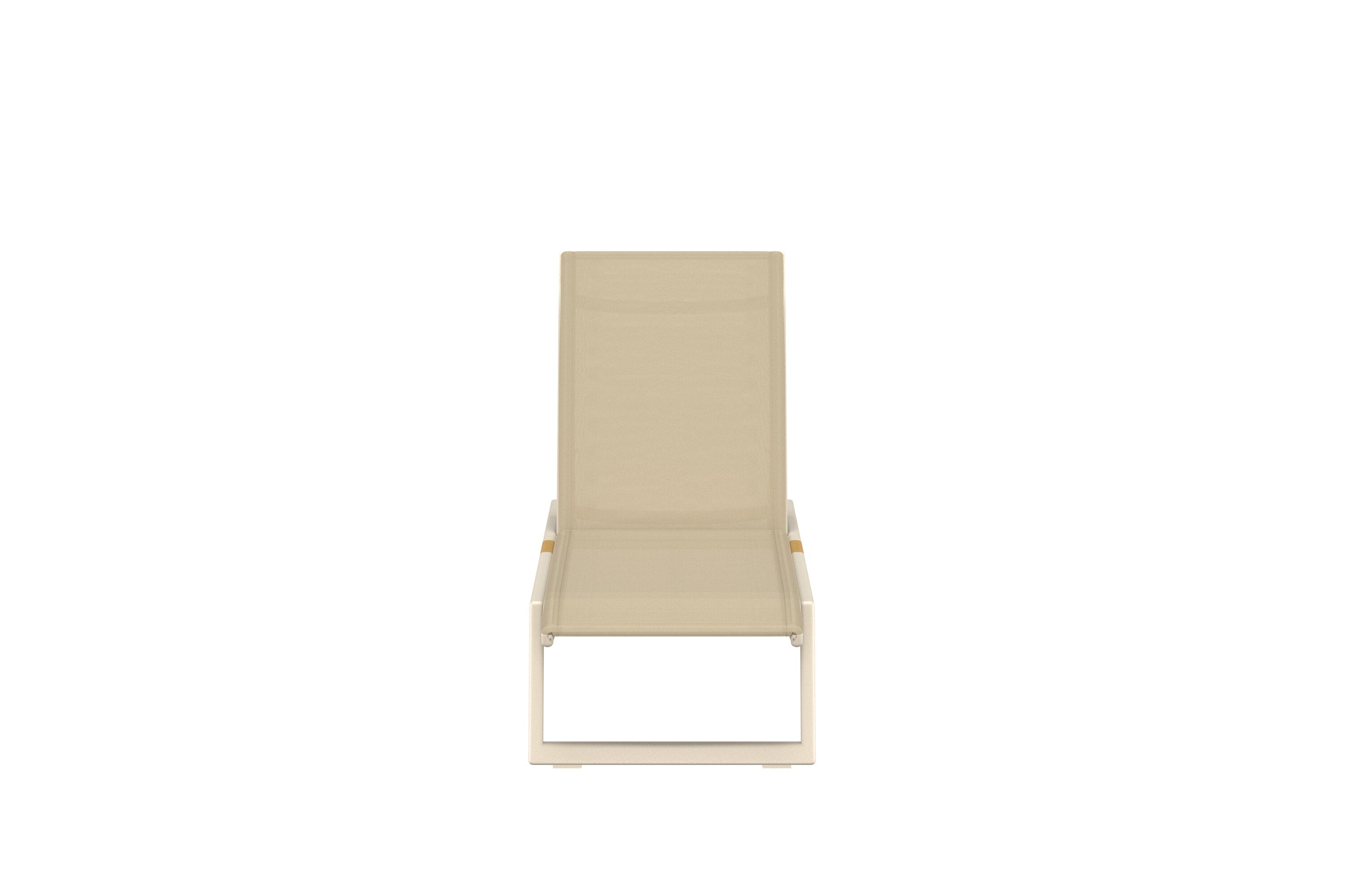 Mexico Liegestuhl in Beige präsentiert im Onlineshop von KAQTU Design AG. Liegestuhl ist von Venture Home