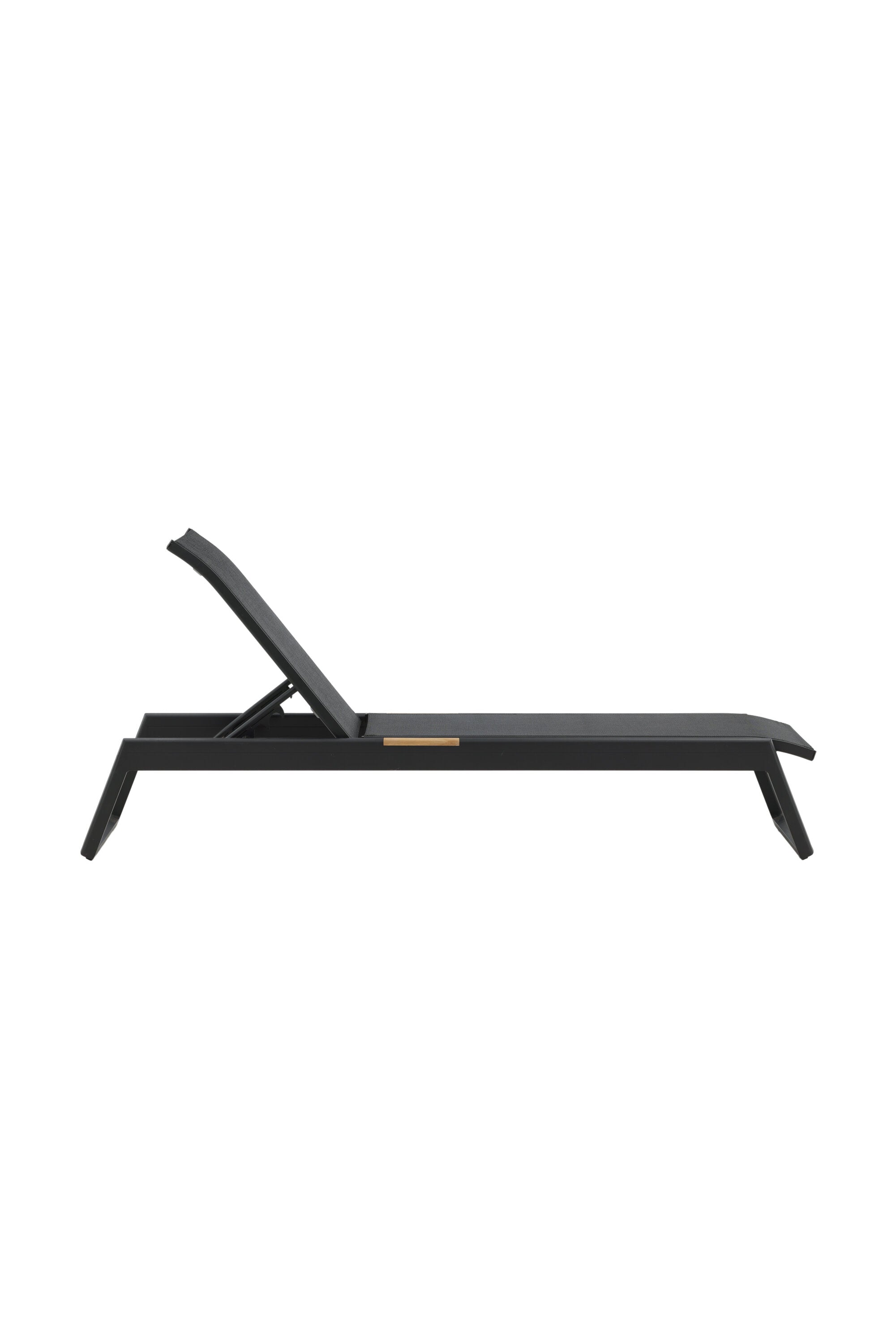 Mexiko Sonnenliege in Schwarz präsentiert im Onlineshop von KAQTU Design AG. Liegestuhl ist von Venture Home