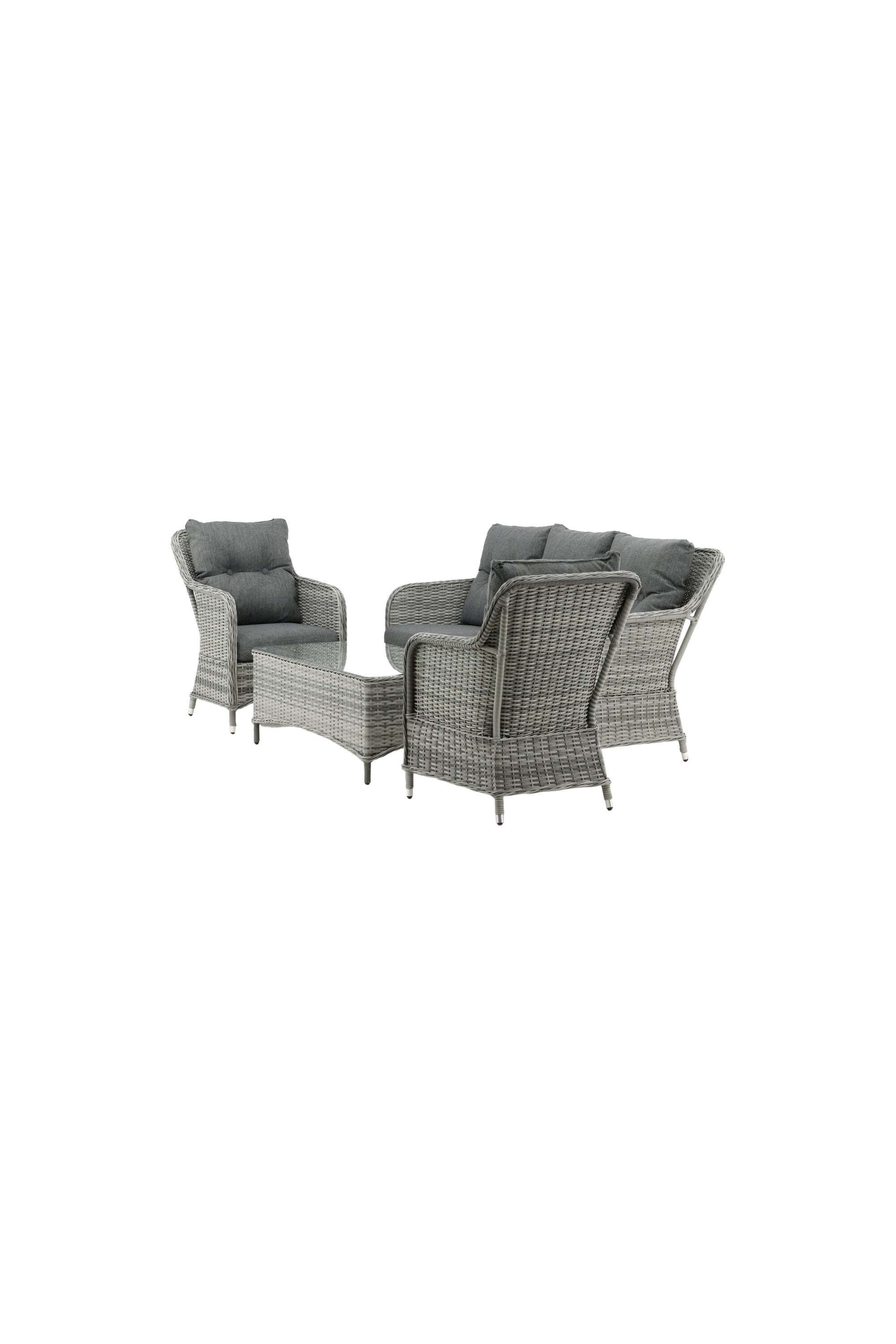 Vikelund Sofagarnitur in Grau präsentiert im Onlineshop von KAQTU Design AG. Loungeset ist von Venture Home