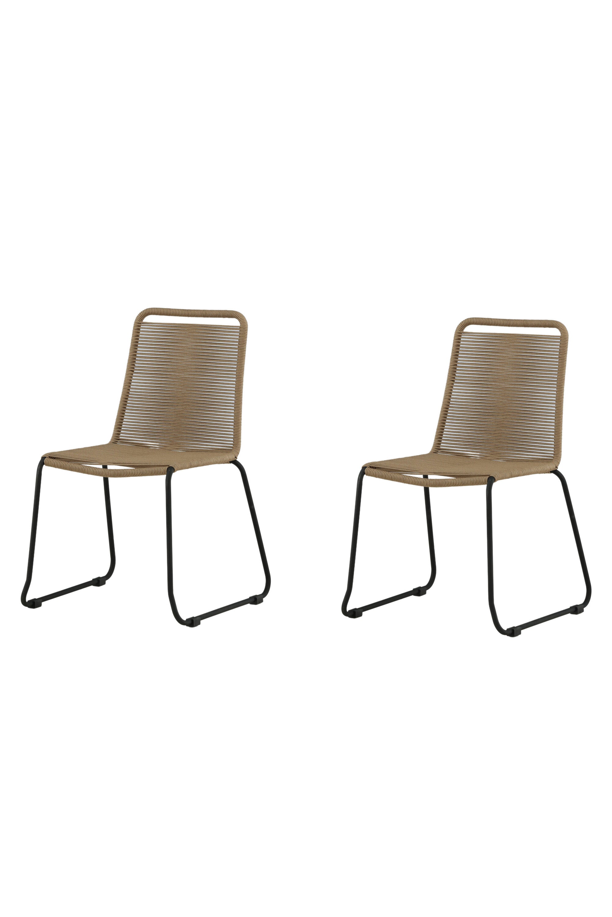 Lindos Gartenstuhl in Braun präsentiert im Onlineshop von KAQTU Design AG. Gartenstuhl ist von Venture Home