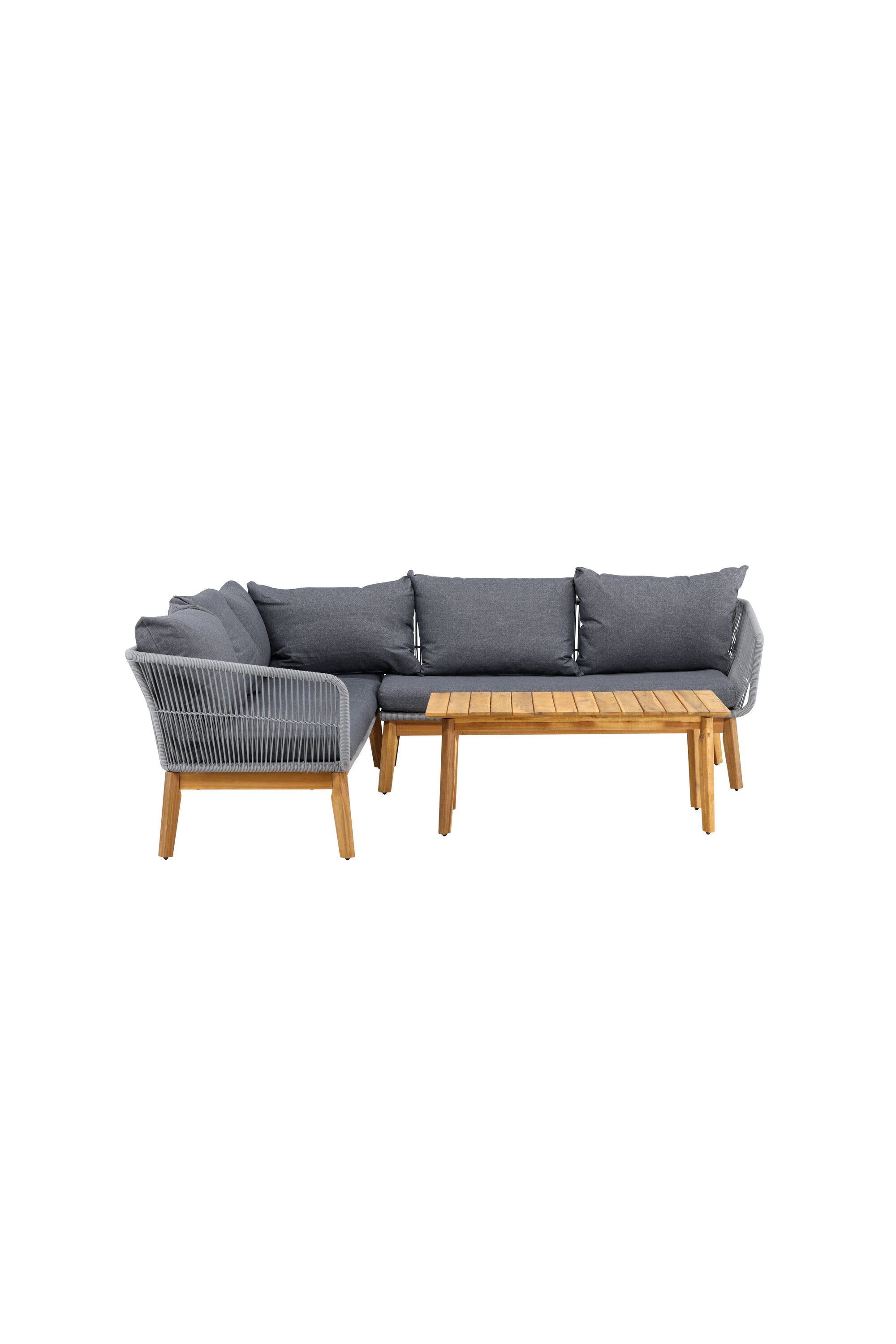 Chania Ecksofa Outdoorset 110cm in Grau präsentiert im Onlineshop von KAQTU Design AG. Loungeset ist von Venture Home
