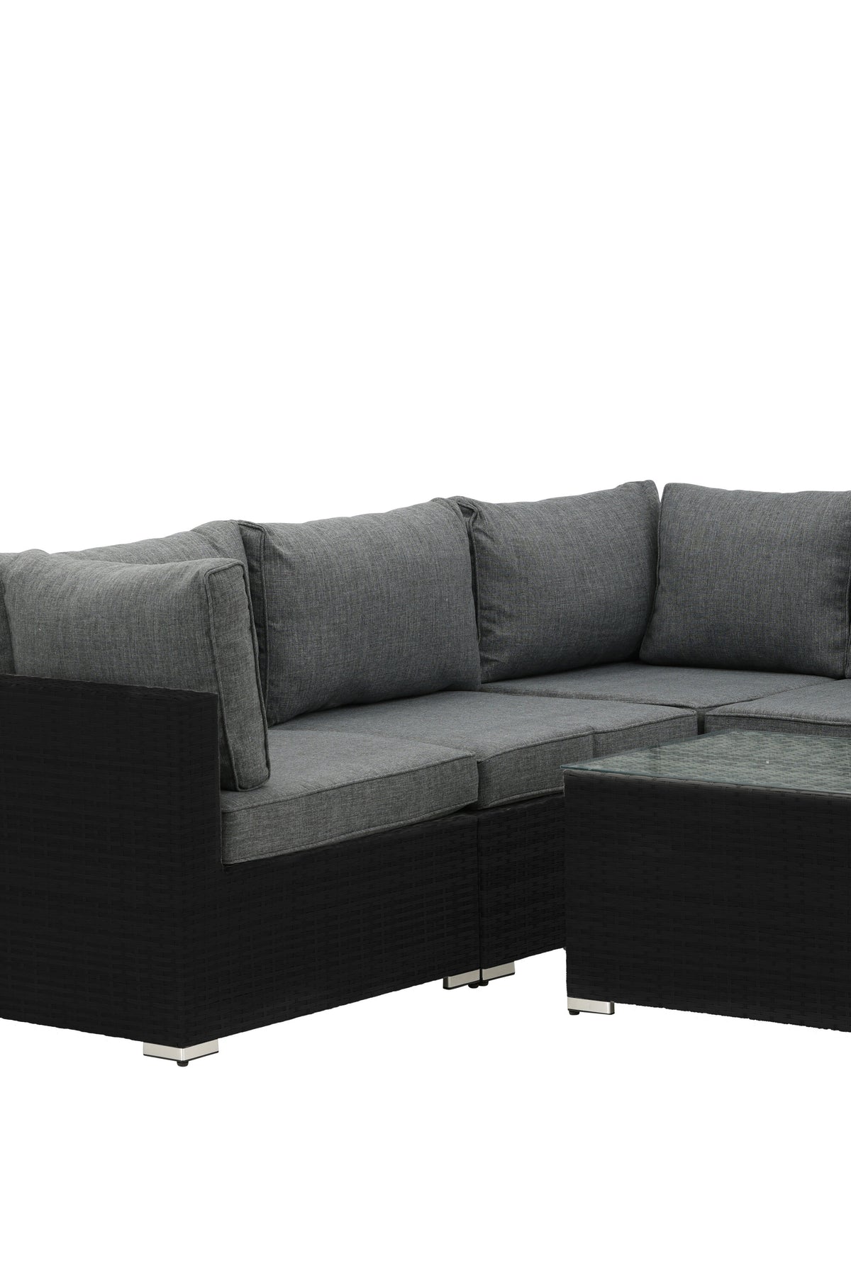Amazon Ecksofa Outdoorset 110cm in Grau präsentiert im Onlineshop von KAQTU Design AG. Loungeset ist von Venture Home