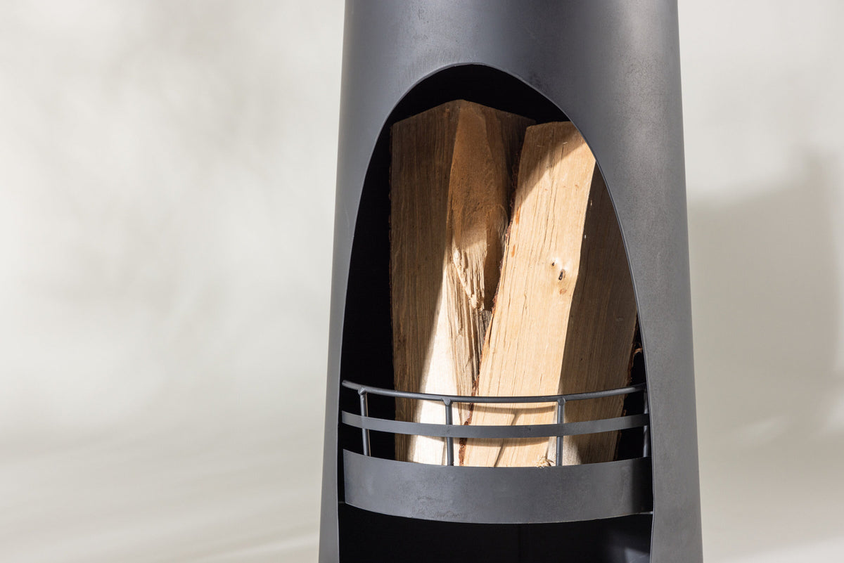 Bastian Feuerkorb in Schwarz präsentiert im Onlineshop von KAQTU Design AG. Feuerschale ist von Venture Home