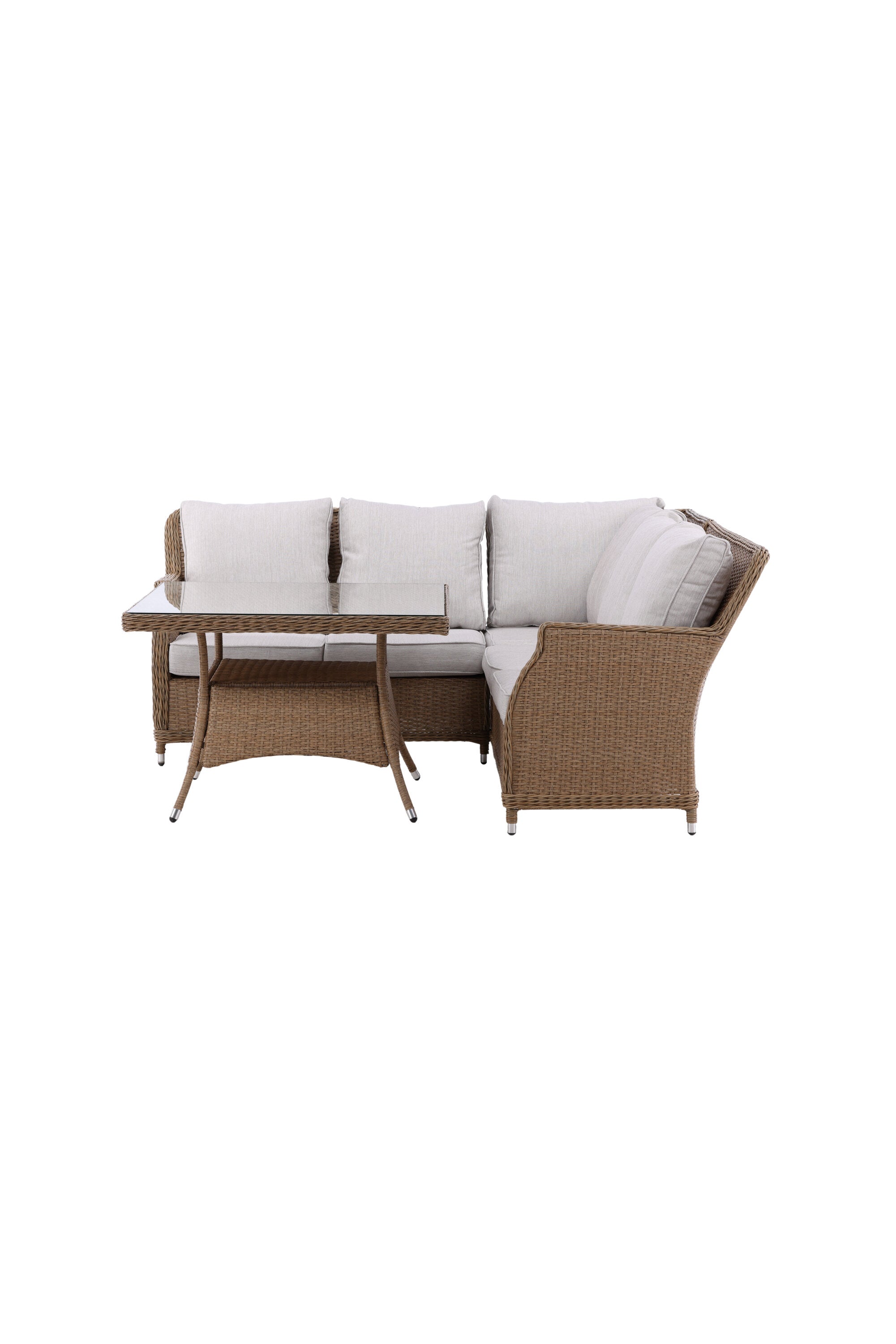Vikelund Ecksofa Outdoorset 100cm in Natur präsentiert im Onlineshop von KAQTU Design AG. Loungeset ist von Venture Home
