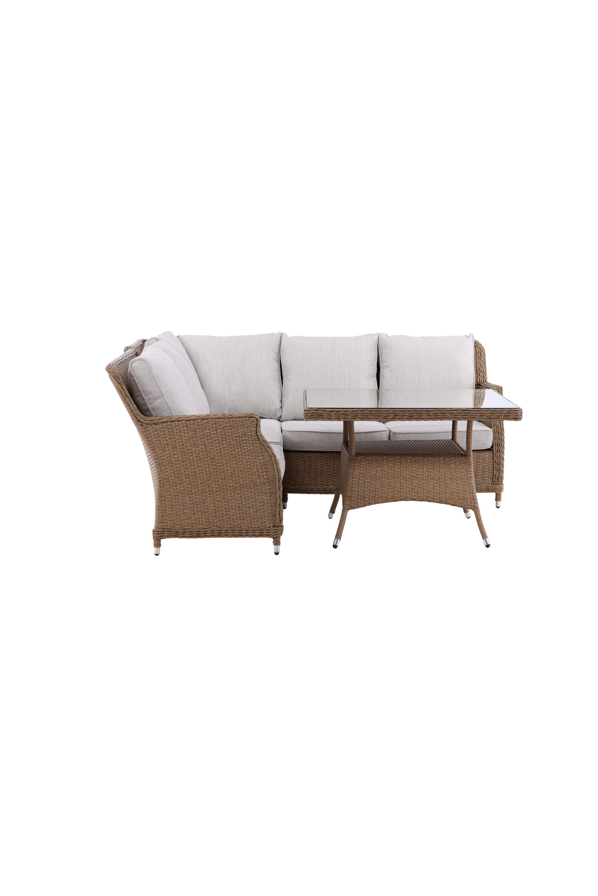 Vikelund Ecksofa Outdoorset 100cm in Natur präsentiert im Onlineshop von KAQTU Design AG. Loungeset ist von Venture Home