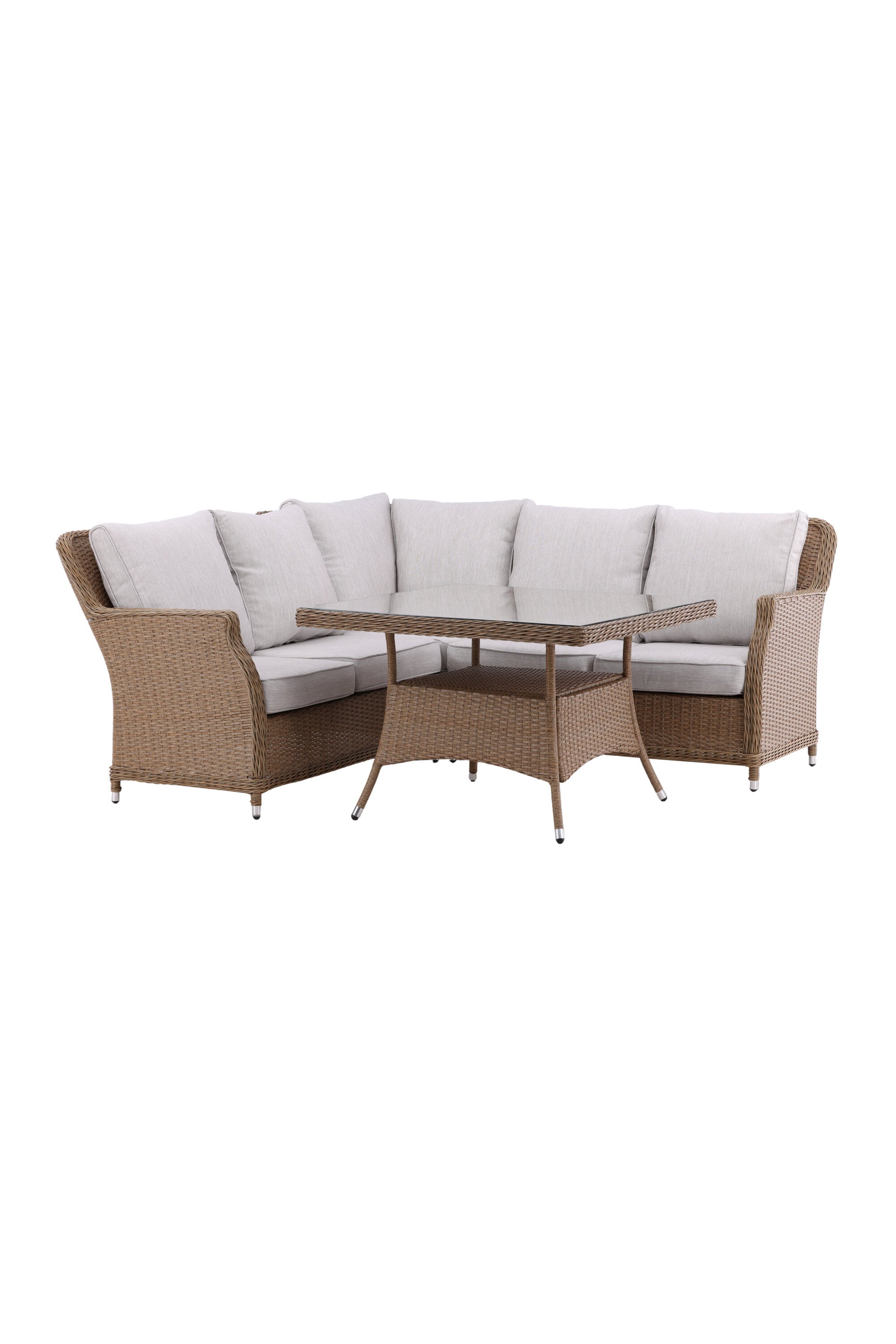 Vikelund Ecksofa Outdoorset 100cm in Natur präsentiert im Onlineshop von KAQTU Design AG. Loungeset ist von Venture Home