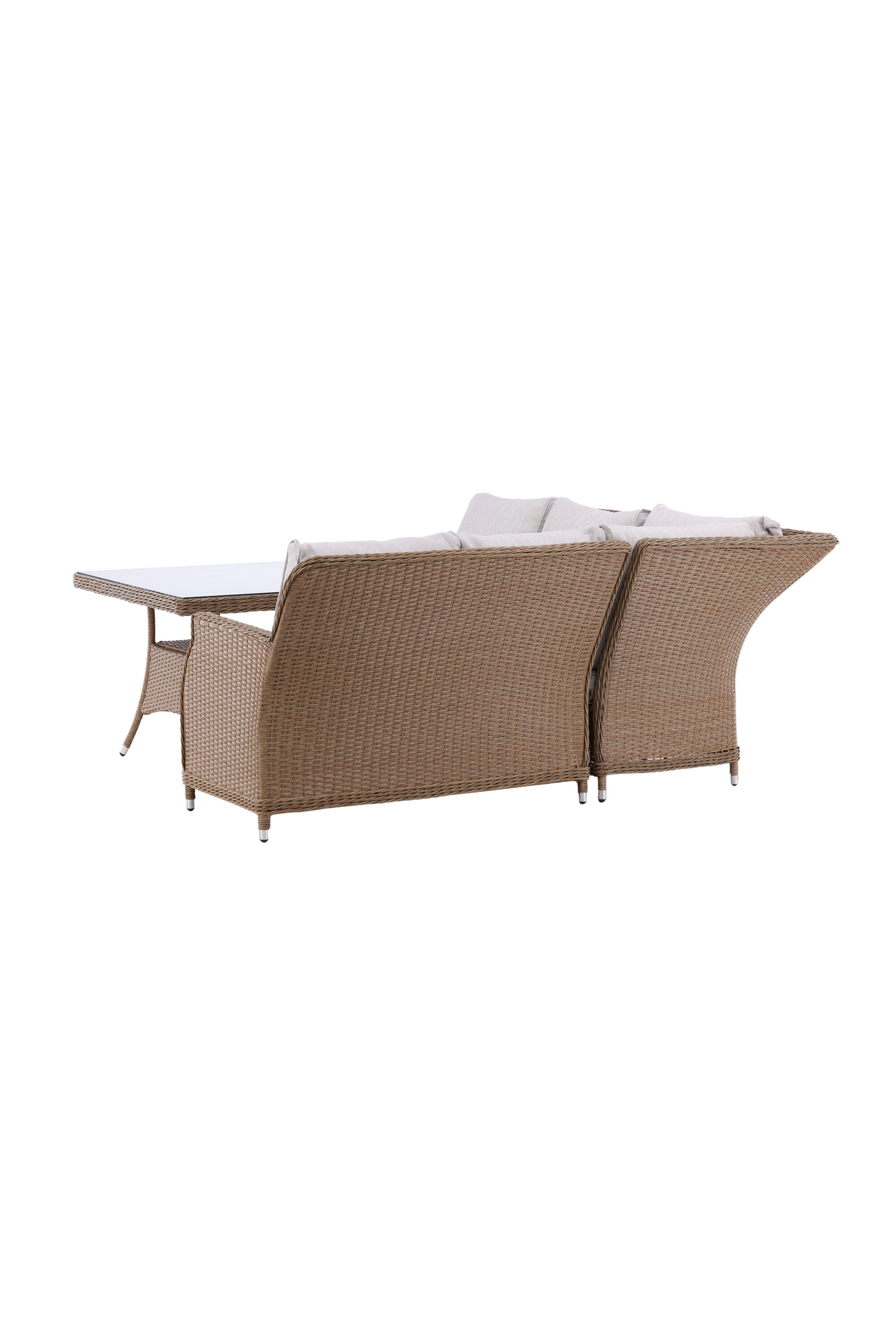 Vikelund Ecksofa Outdoorset 100cm in Natur präsentiert im Onlineshop von KAQTU Design AG. Loungeset ist von Venture Home