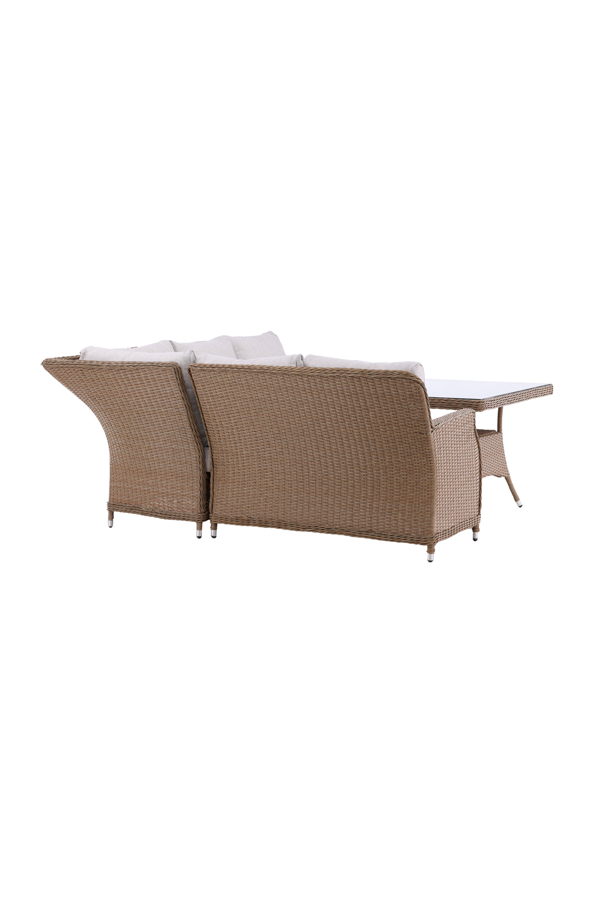Vikelund Ecksofa Outdoorset 100cm in Natur präsentiert im Onlineshop von KAQTU Design AG. Loungeset ist von Venture Home