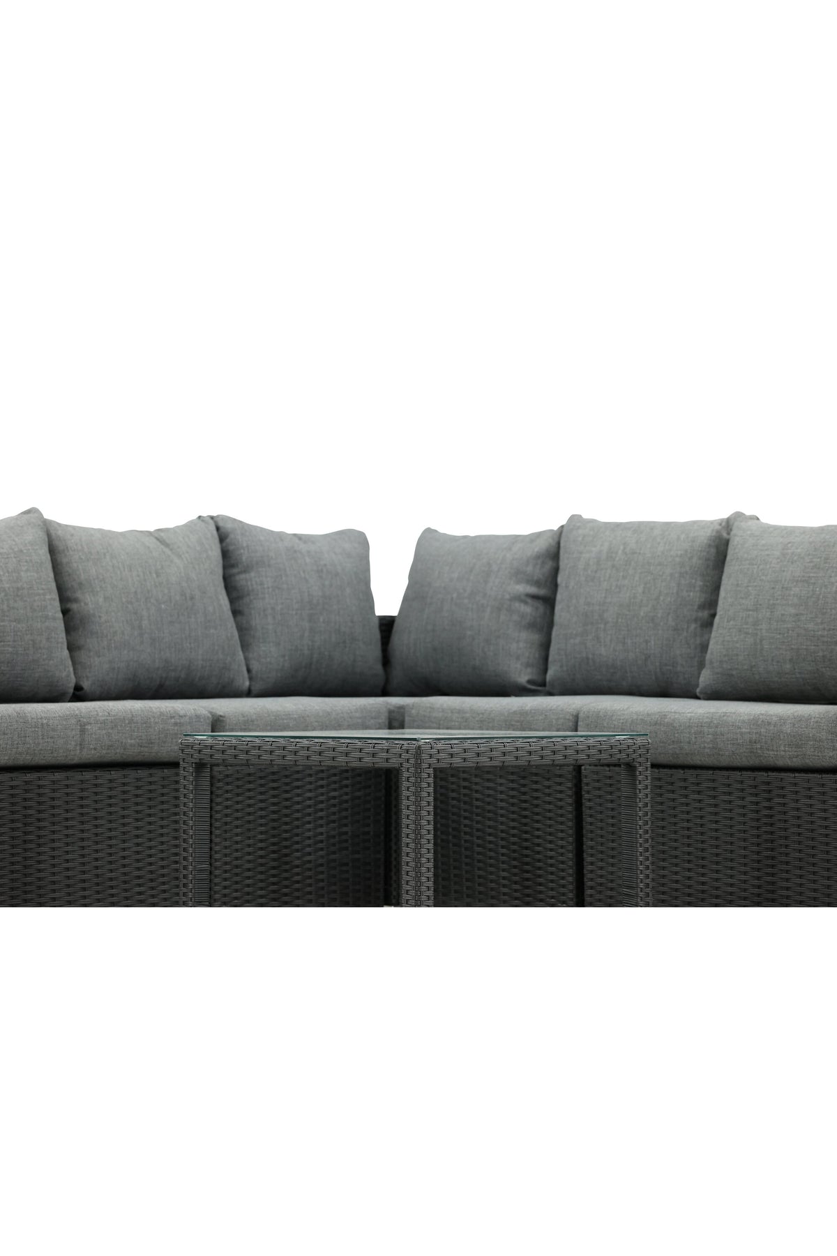Vamos Ecksofa Outdoorset 65cm in Schwarz präsentiert im Onlineshop von KAQTU Design AG. Loungeset ist von Venture Home