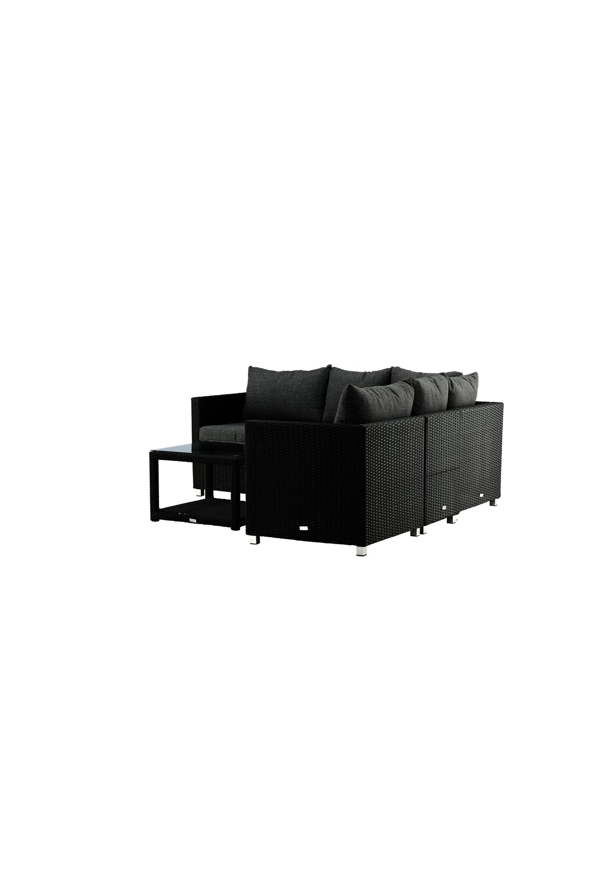 Vamos Ecksofa Outdoorset 65cm in Schwarz präsentiert im Onlineshop von KAQTU Design AG. Loungeset ist von Venture Home