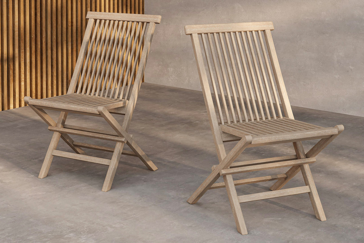 Kenya Gartenstuhl in Whitewash präsentiert im Onlineshop von KAQTU Design AG. Gartenstuhl ist von Venture Home