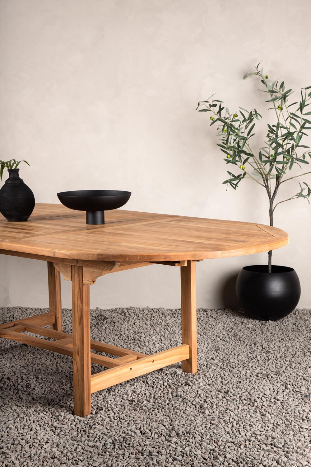 Tisch Kenya ausziehbar in Natur präsentiert im Onlineshop von KAQTU Design AG. Gartentisch ist von Venture Home