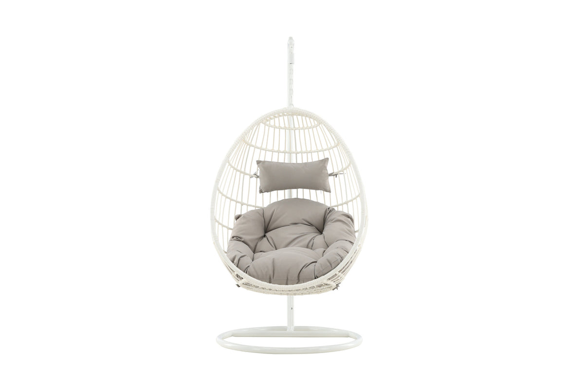 Viga Hängesessel in Weiss präsentiert im Onlineshop von KAQTU Design AG. Schaukel Outdoor ist von Venture Home