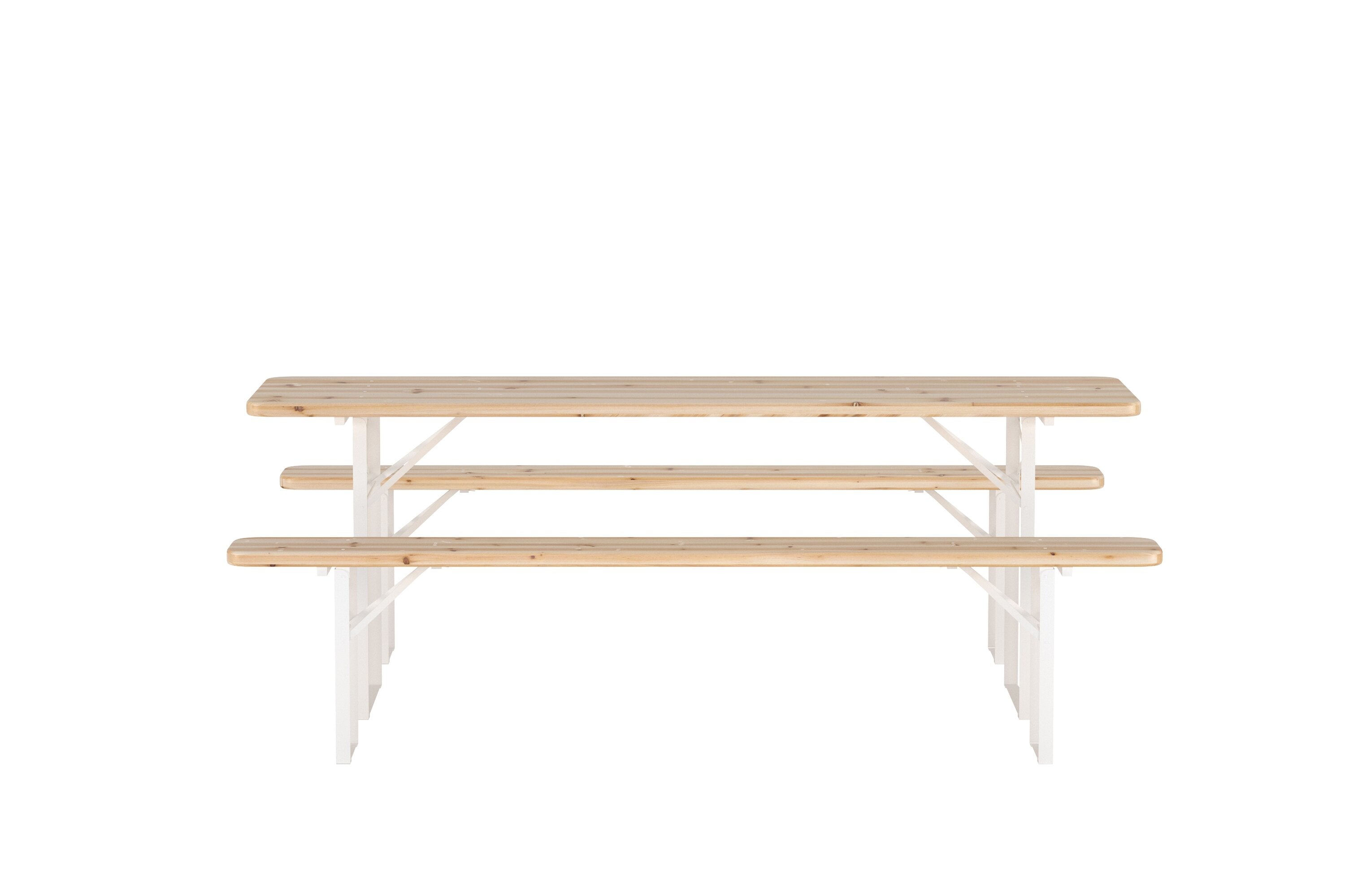 Guiness Gartentischset in Natur präsentiert im Onlineshop von KAQTU Design AG. Gartentischset ist von Venture Home