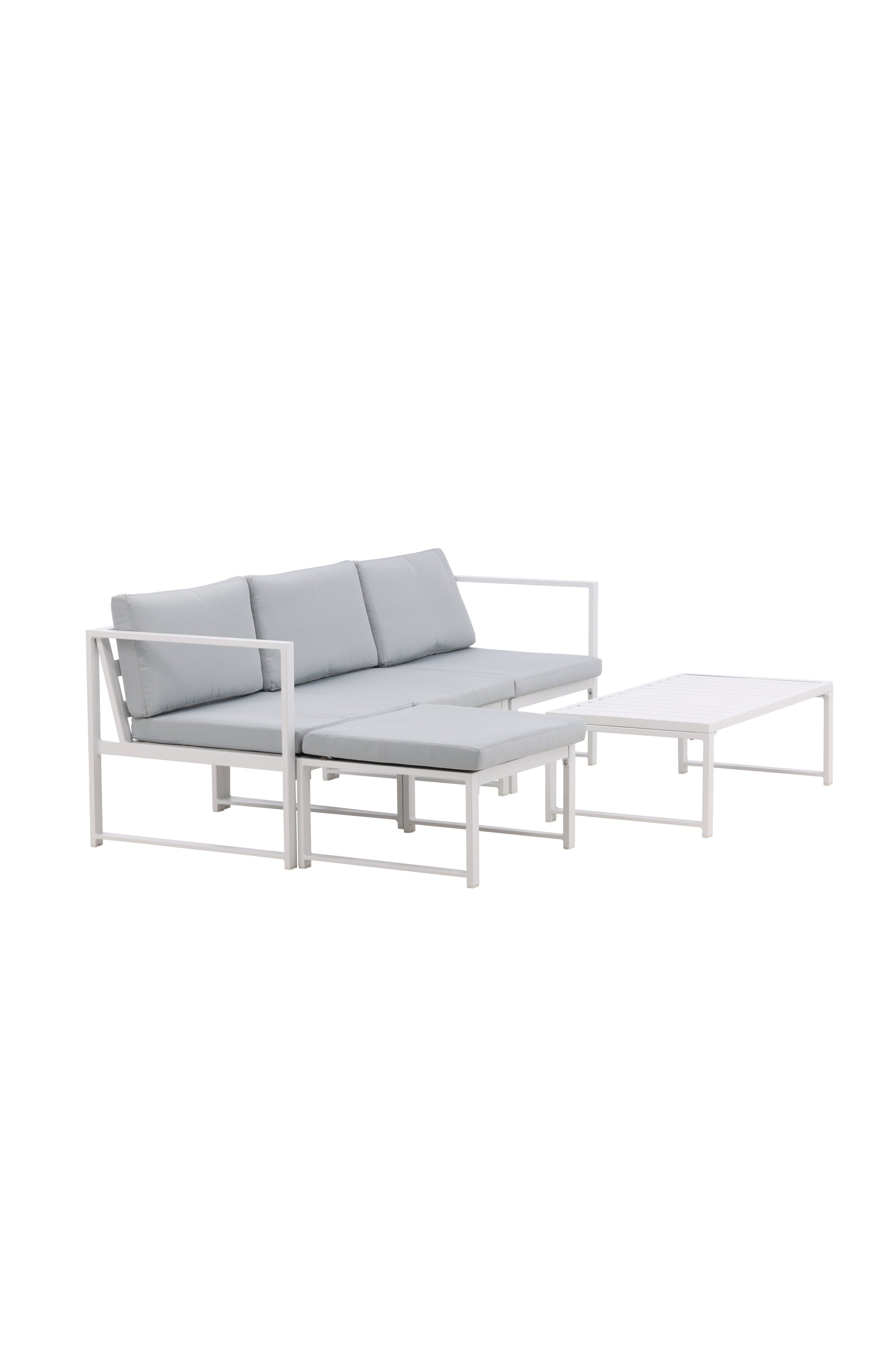 Salvador Sofagarnitur in Grau präsentiert im Onlineshop von KAQTU Design AG. Loungeset ist von Venture Home