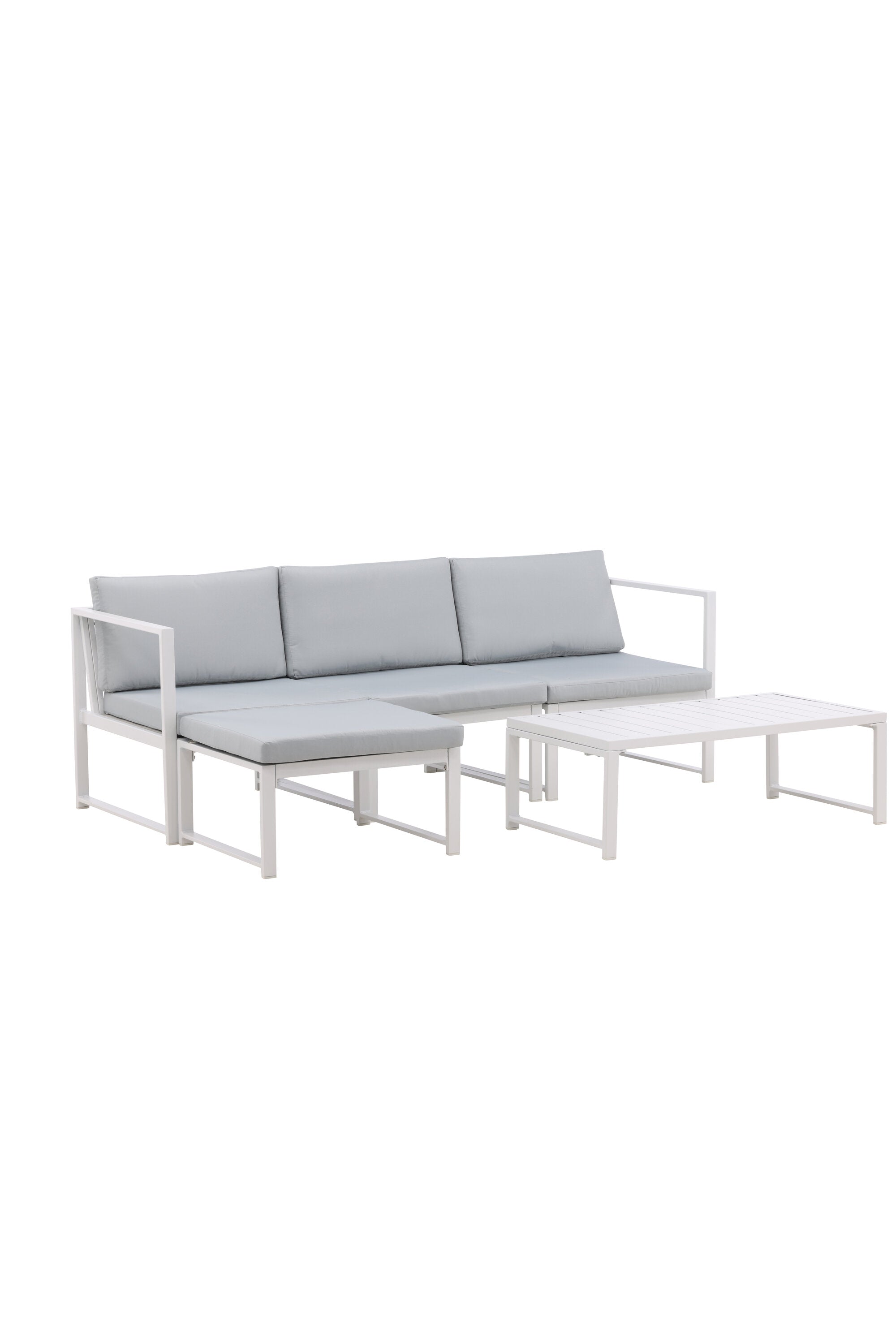 Salvador Sofagarnitur in Grau präsentiert im Onlineshop von KAQTU Design AG. Loungeset ist von Venture Home