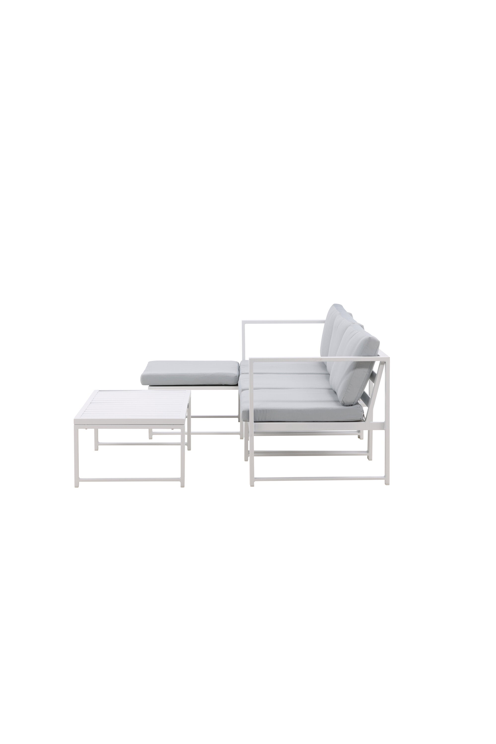 Salvador Sofagarnitur in Grau präsentiert im Onlineshop von KAQTU Design AG. Loungeset ist von Venture Home