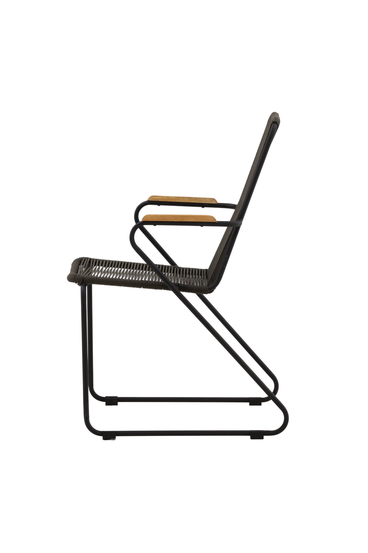 Bois Gartenstuhl in Dunkelgrau präsentiert im Onlineshop von KAQTU Design AG. Gartenstuhl ist von Venture Home