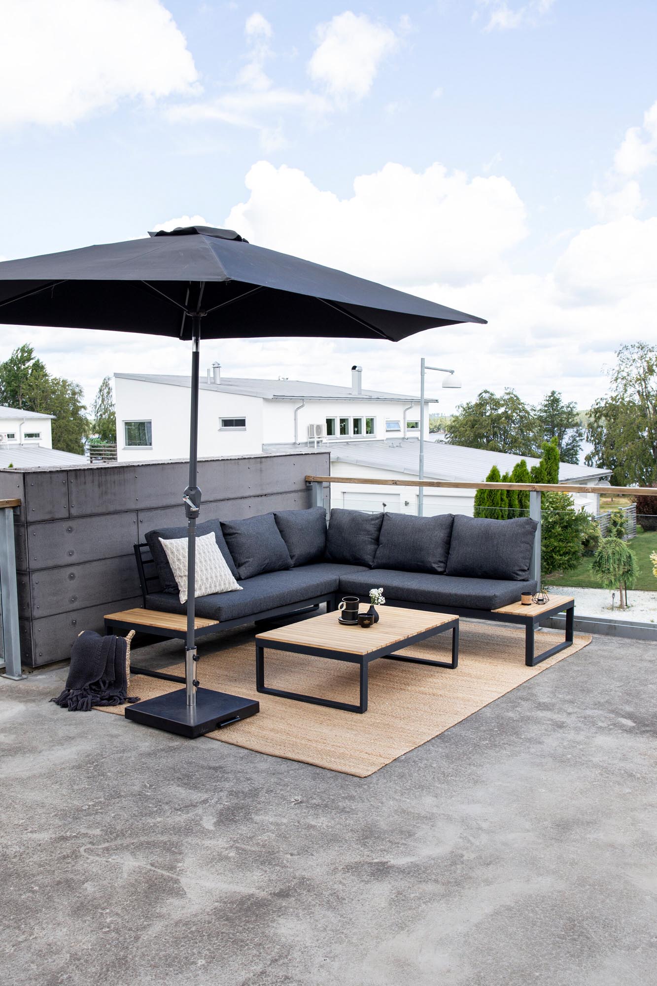 Panama Ecksofa Outdoorset 112cm
