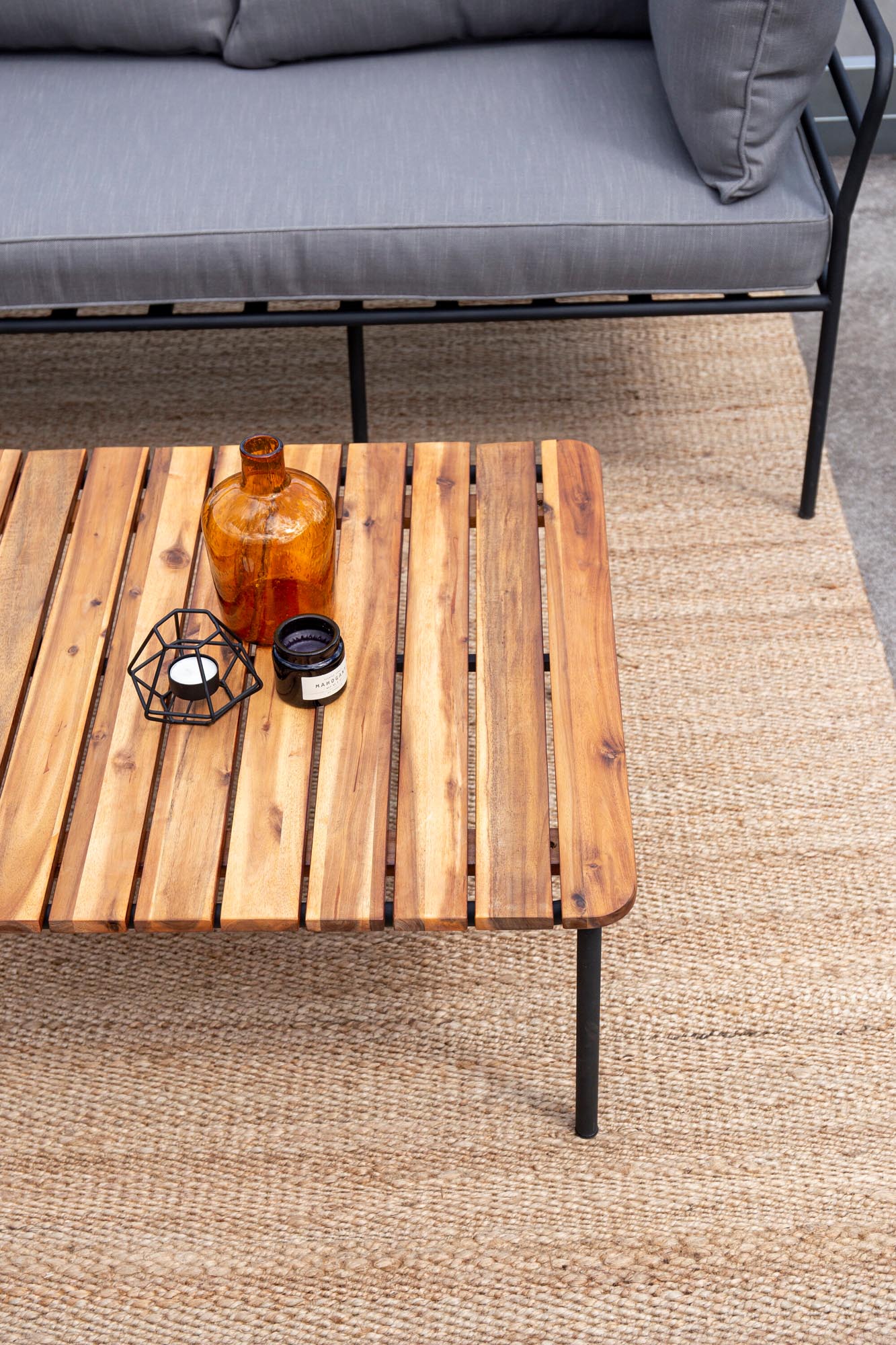 Penh Ecksofa Outdoorset 65cm in Grau präsentiert im Onlineshop von KAQTU Design AG. Loungeset ist von Venture Home