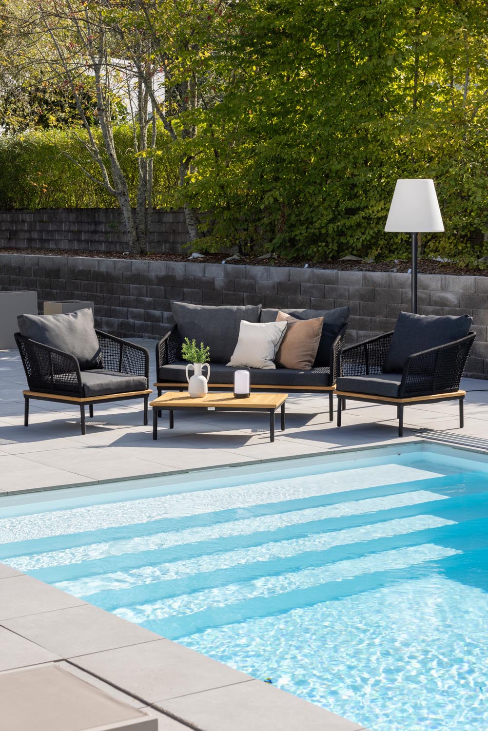 Andorra Sofagarnitur in Natur präsentiert im Onlineshop von KAQTU Design AG. Loungeset ist von Venture Home