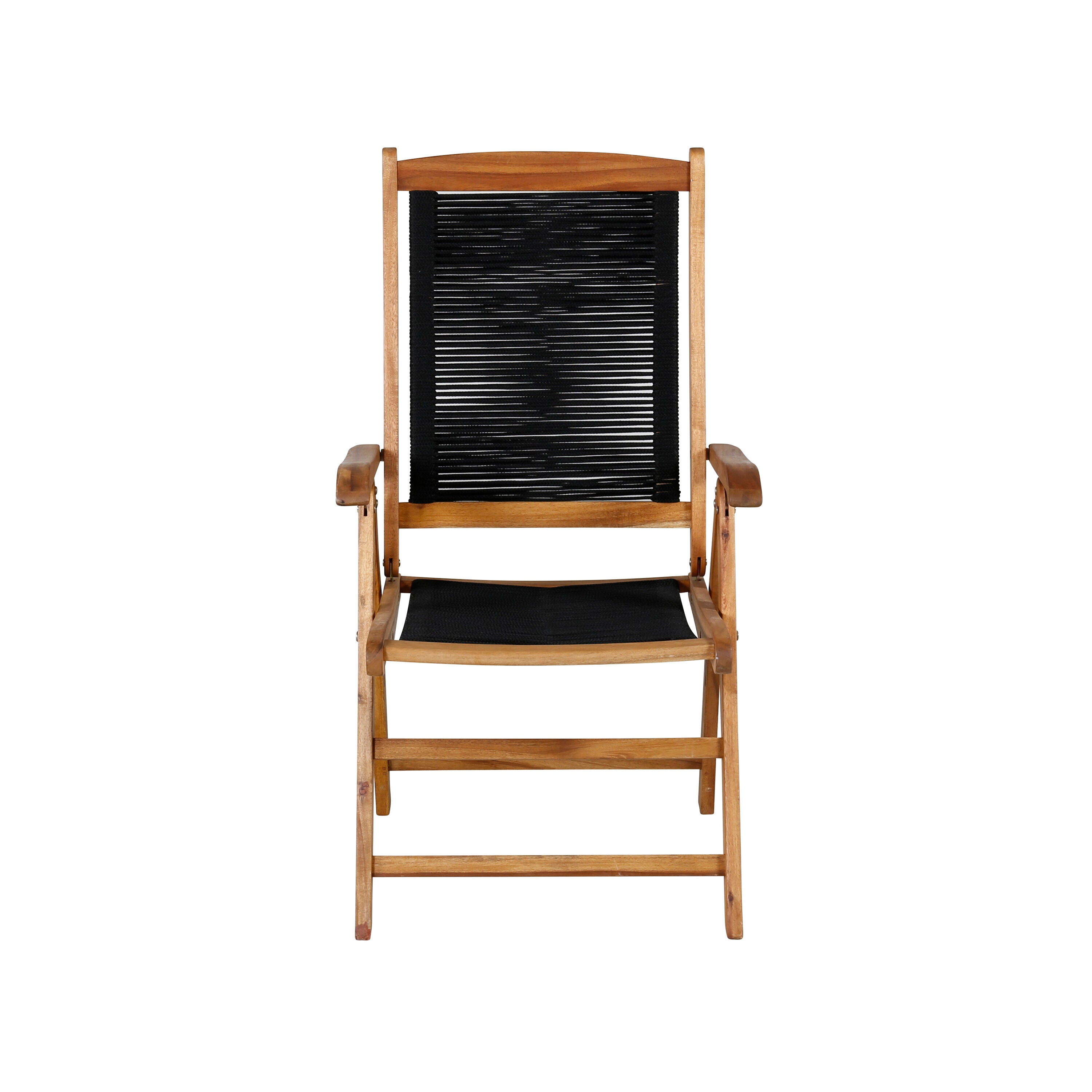 Peter Gartenstuhl in Natur präsentiert im Onlineshop von KAQTU Design AG. Gartenstuhl mit Armlehnen ist von Venture Home