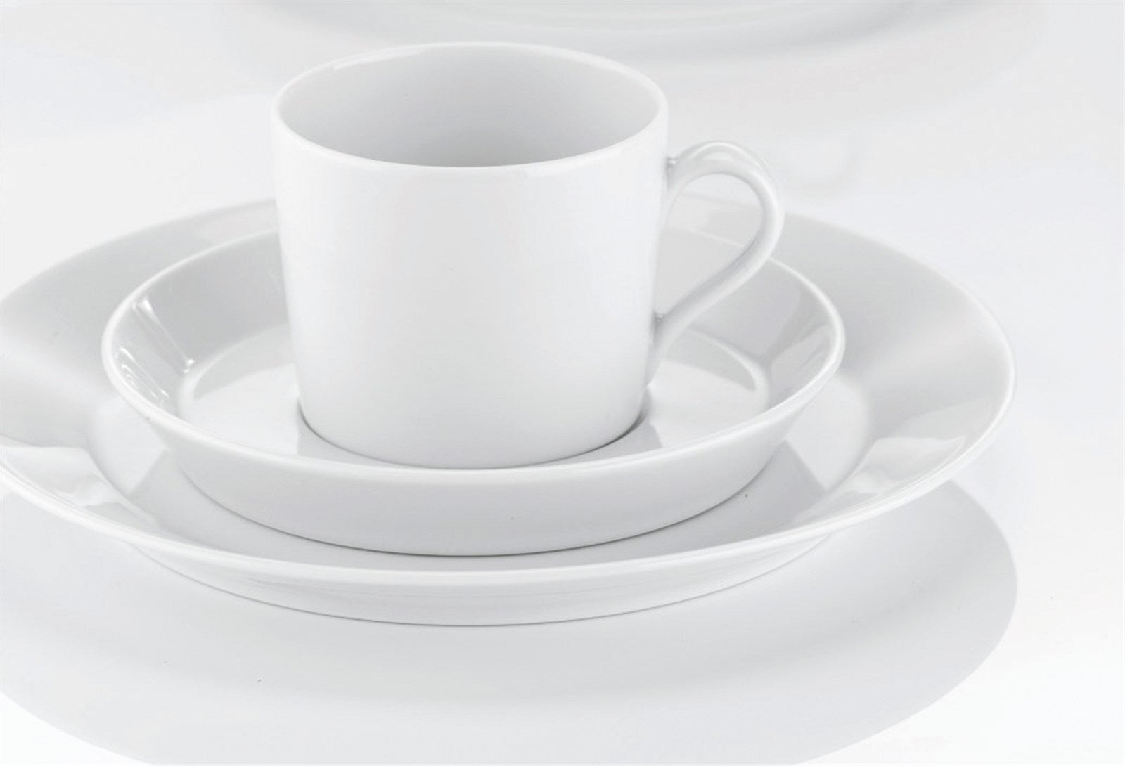 18-tlg. TRIC weiss Kaffeeset - KAQTU Design