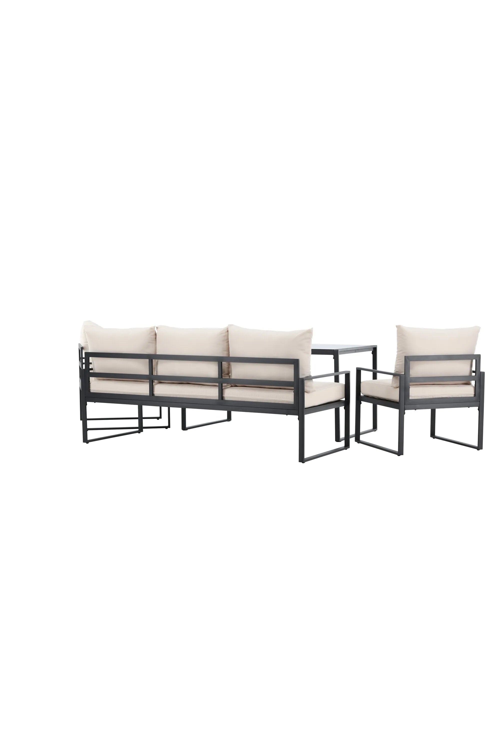 Catania Sofa Set in Beige/Schwarz präsentiert im Onlineshop von KAQTU Design AG. Loungeset ist von Venture Home