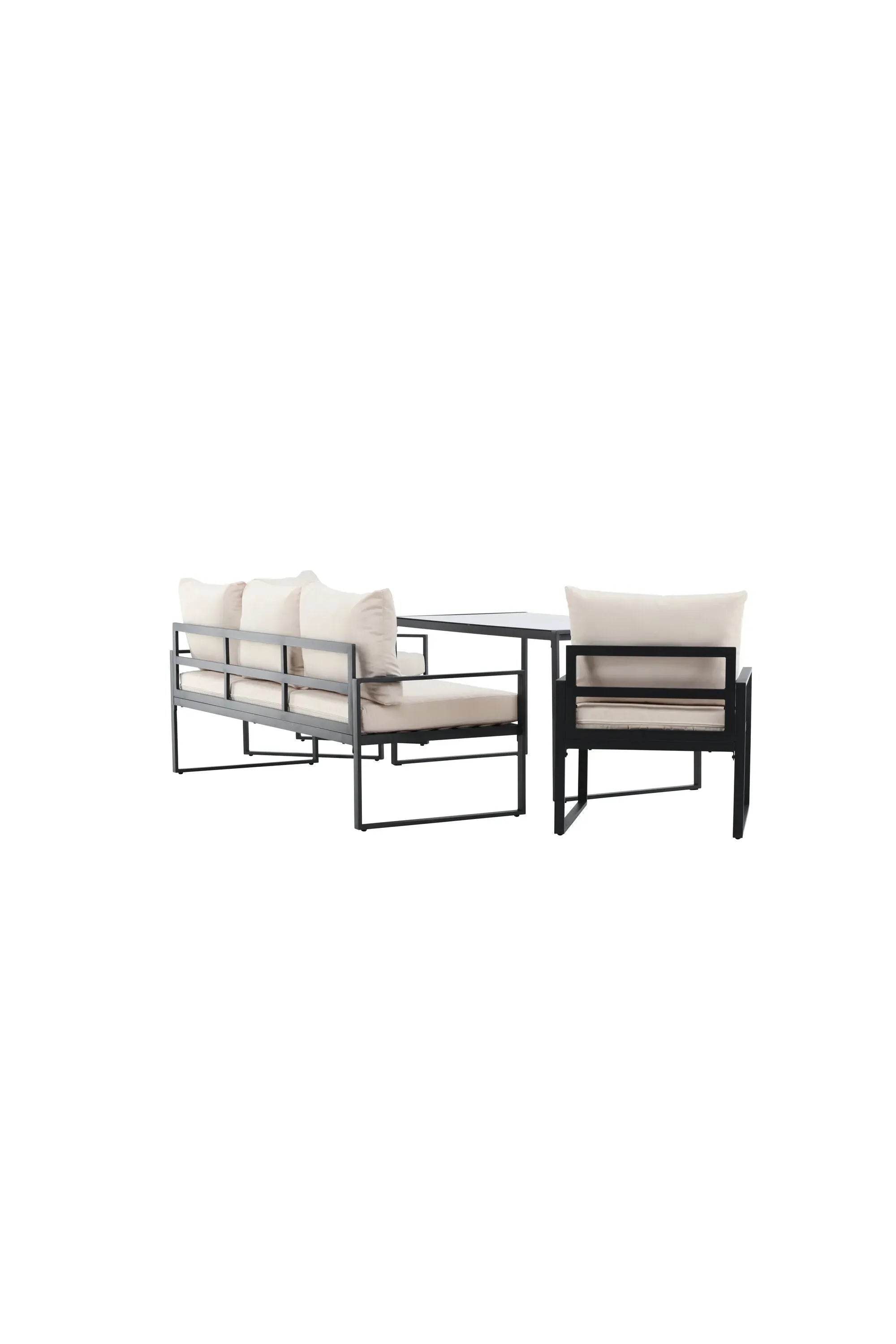 Das Catania Sofa Set von Venture Home bietet stilvolles Design und Komfort, perfekt für moderne Terrassen und Außenbereiche.