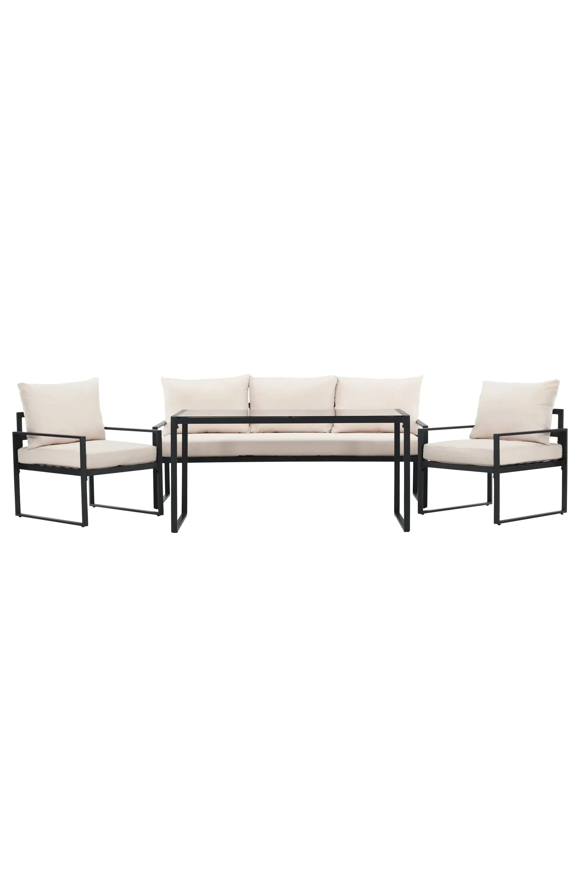 Das Catania Sofa Set von Venture Home kombiniert stilvolles Design mit Komfort, ideal für moderne Außenbereiche.