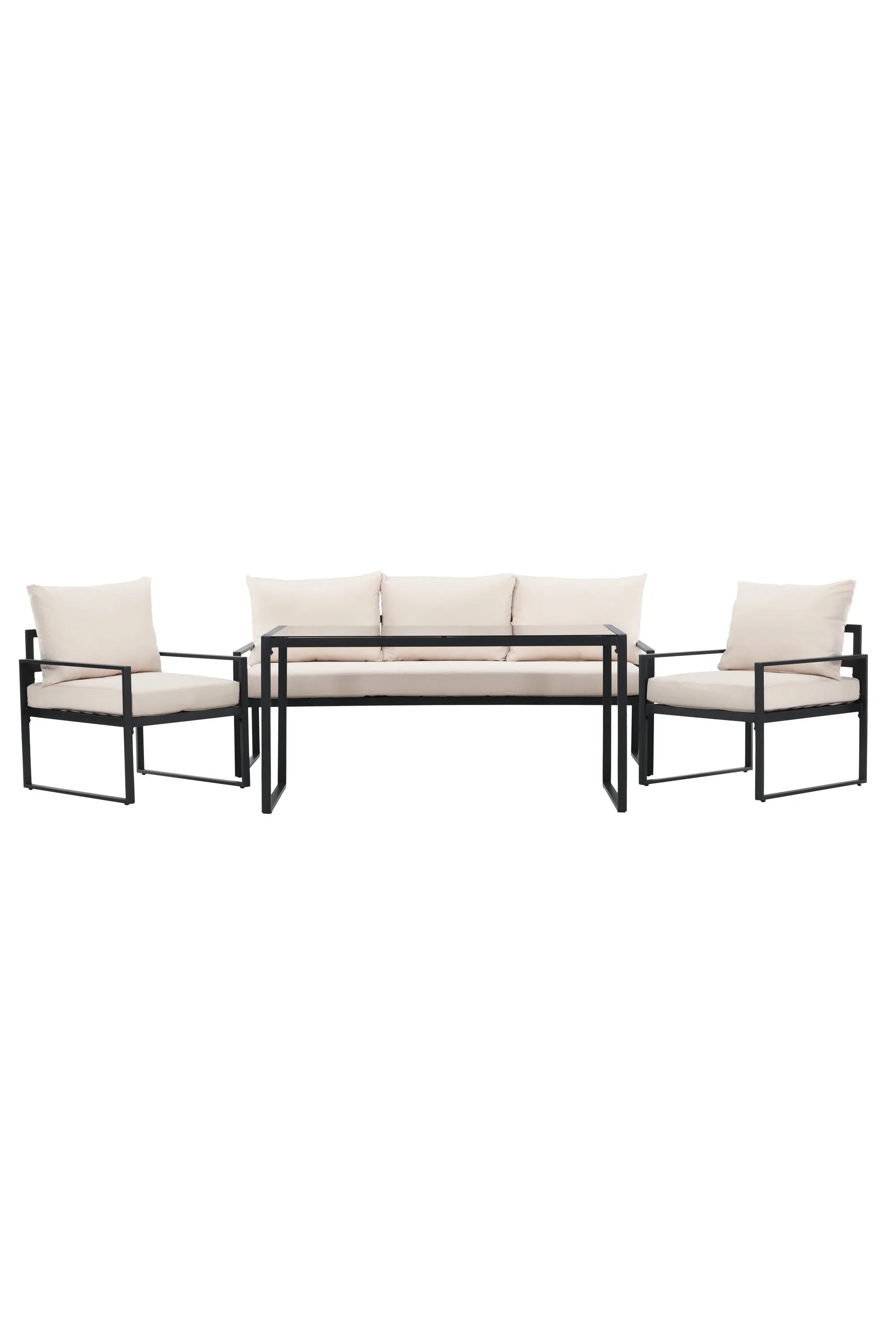 Das Catania Sofa Set von Venture Home kombiniert stilvolles Design mit Komfort, ideal für moderne Außenbereiche.