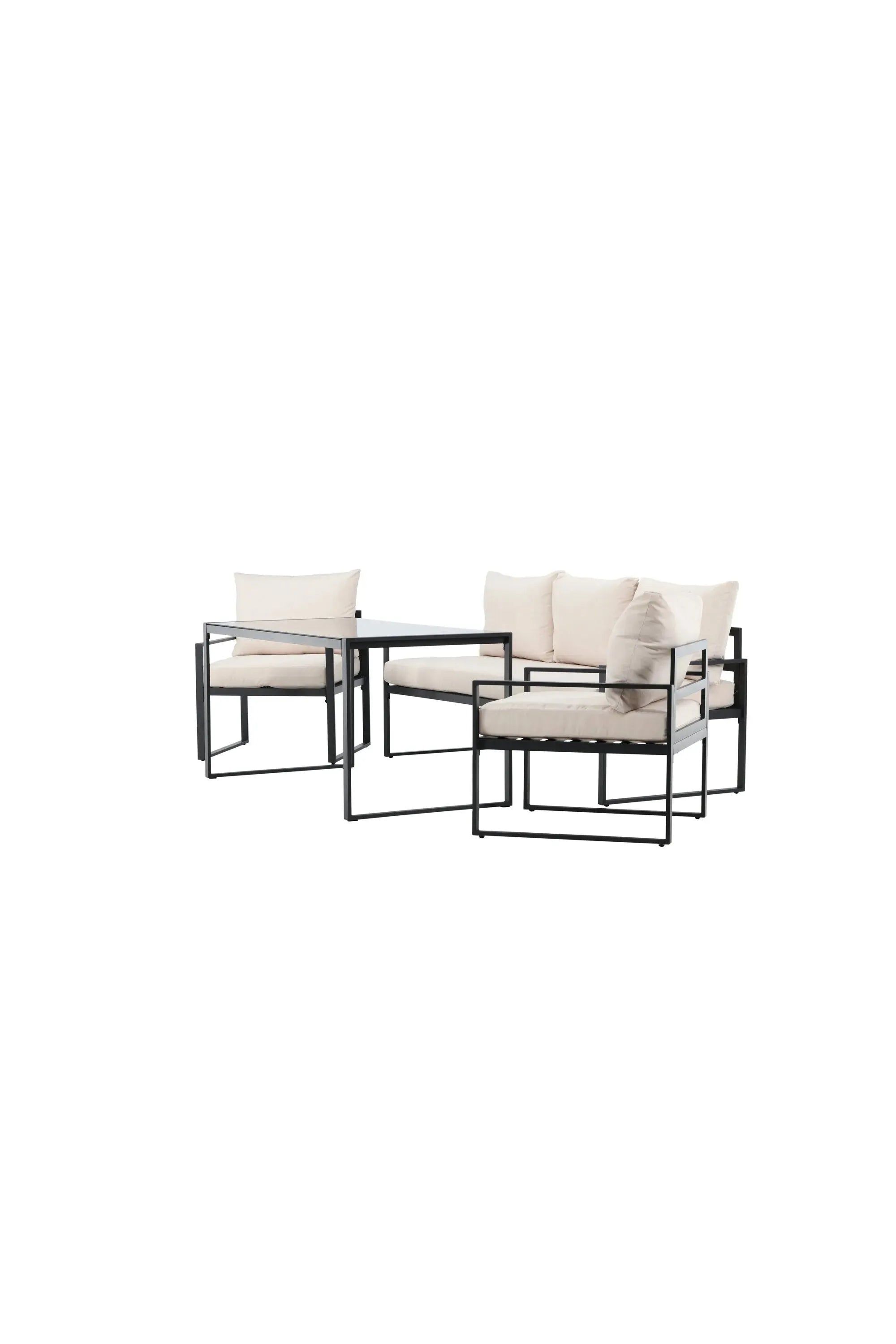 Das Catania Sofa Set von Venture Home bietet modernes Design und Komfort, perfekt für elegante Außenbereiche und Terrassen.